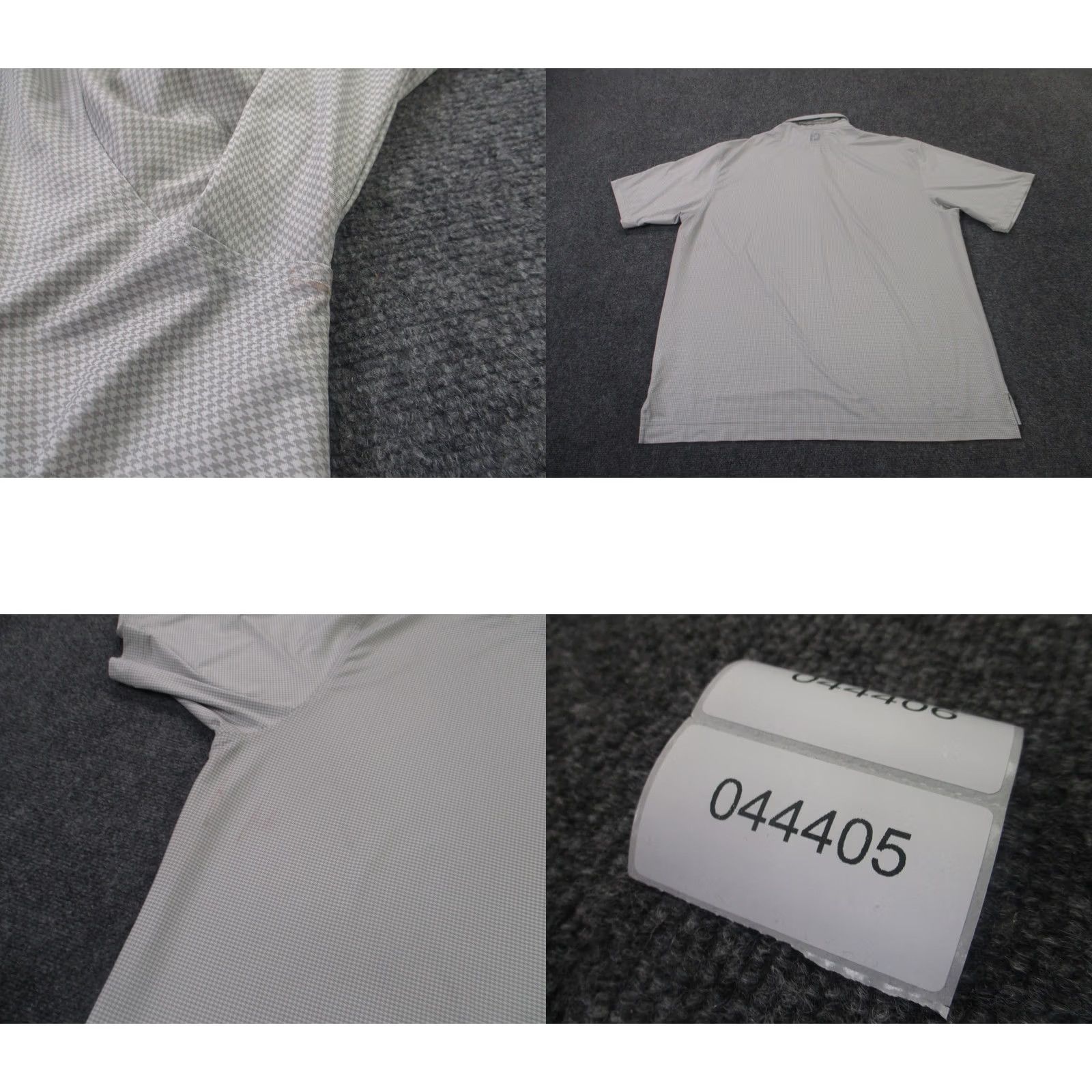 Footjoy Footjoy Golf Polo Shirt Men 2XL Houndstooth Performance Stretch Sport Preppy Size US XXL / EU 58 / 5 - 8 Thumbnail