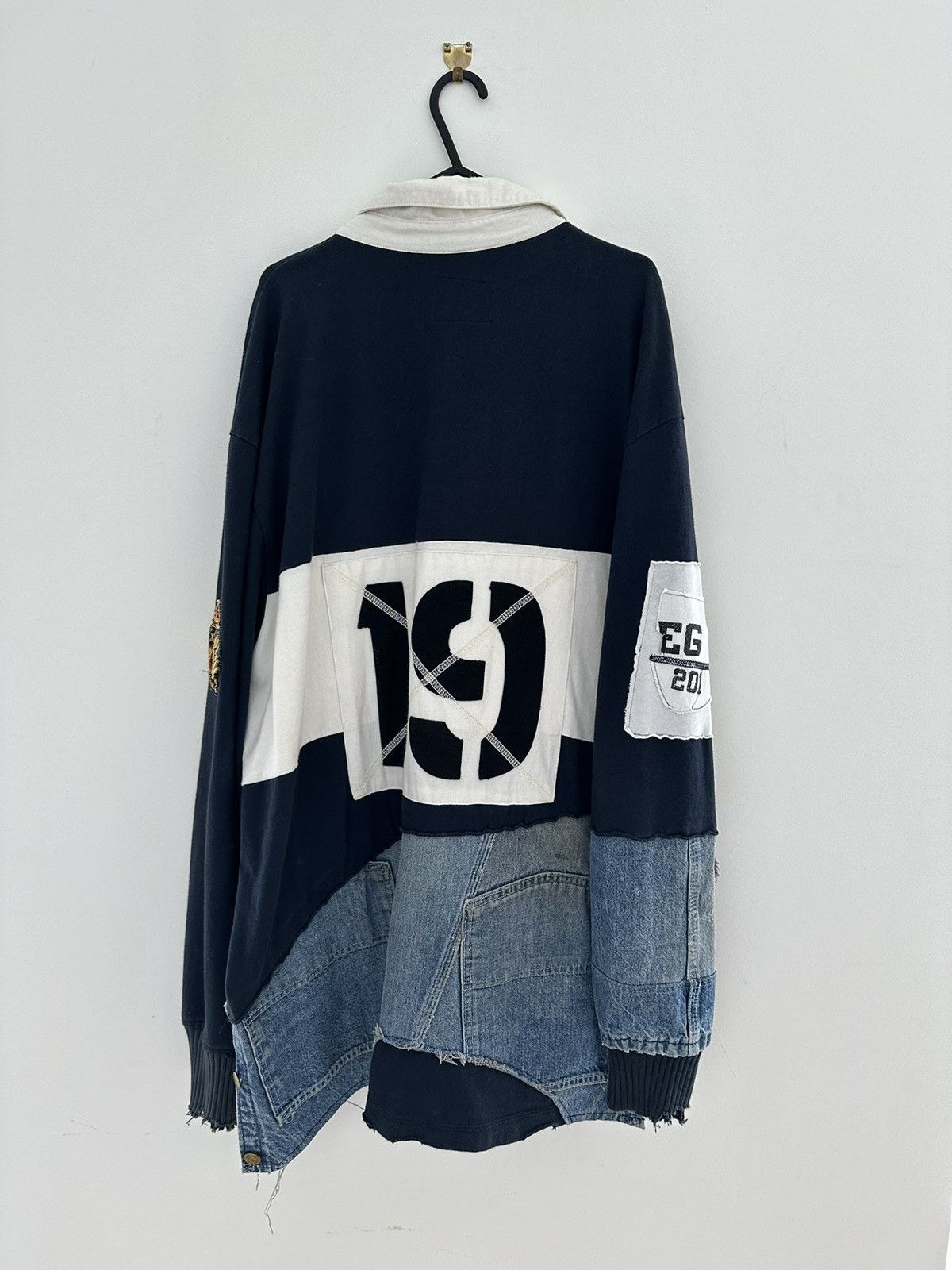 Greg Lauren Greg Lauren SS19 Denim Patchwork jacket Size US L / EU 52-54 / 3 - 2 Thumbnail