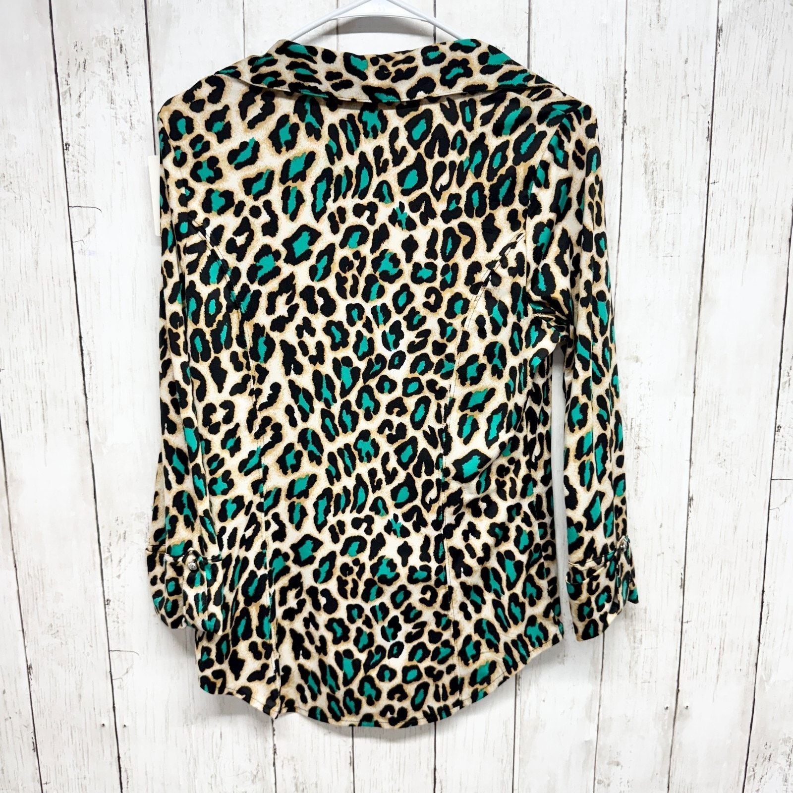 Other INC International Concepts Medium Cheetah Long Sleeve Button Size M / US 6-8 / IT 42-44 - 2 Thumbnail