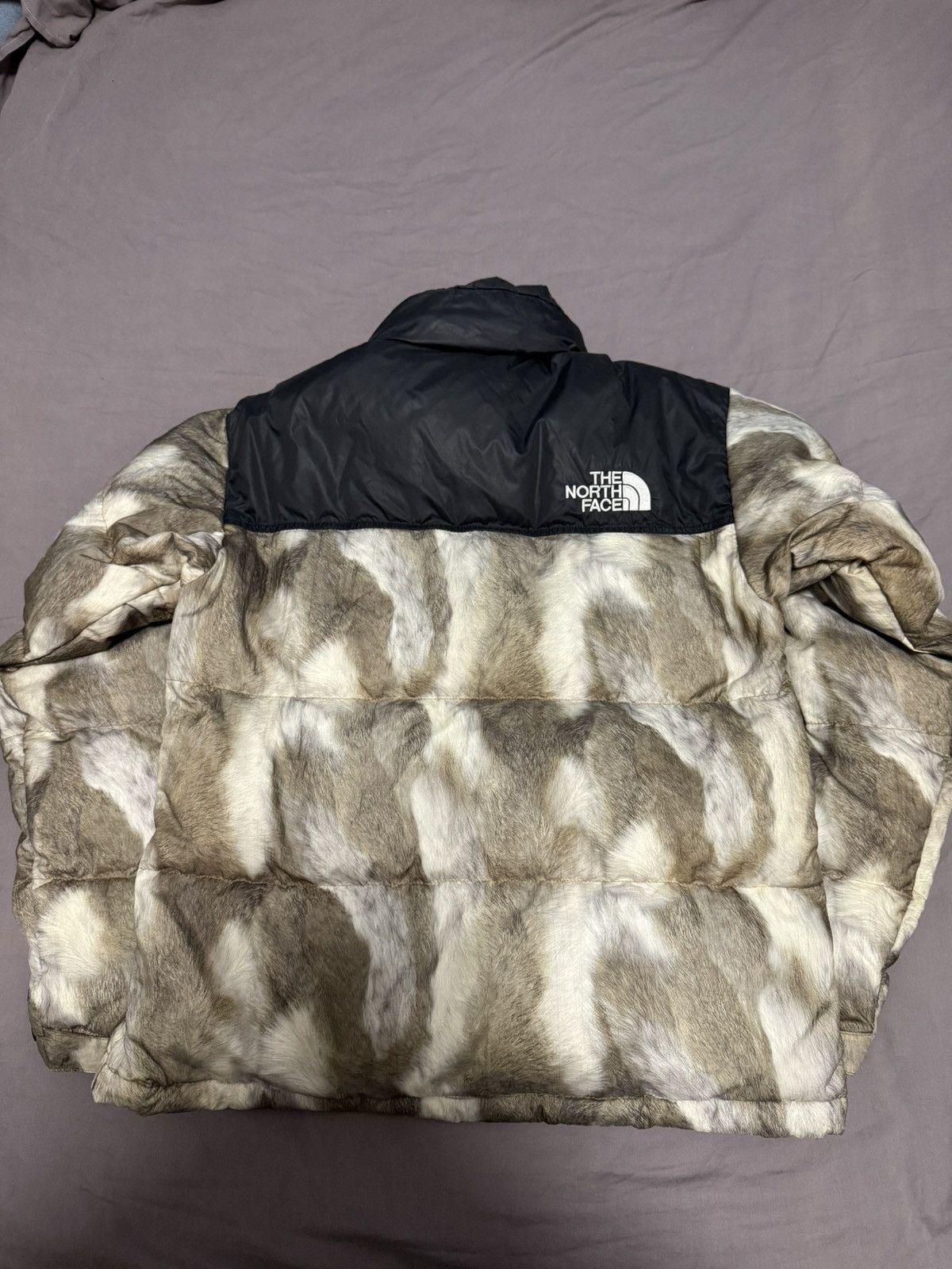 The North Face Supreme tnf North face Fur print nuptse jacket Size US S / EU 44-46 / 1 - 8 Thumbnail