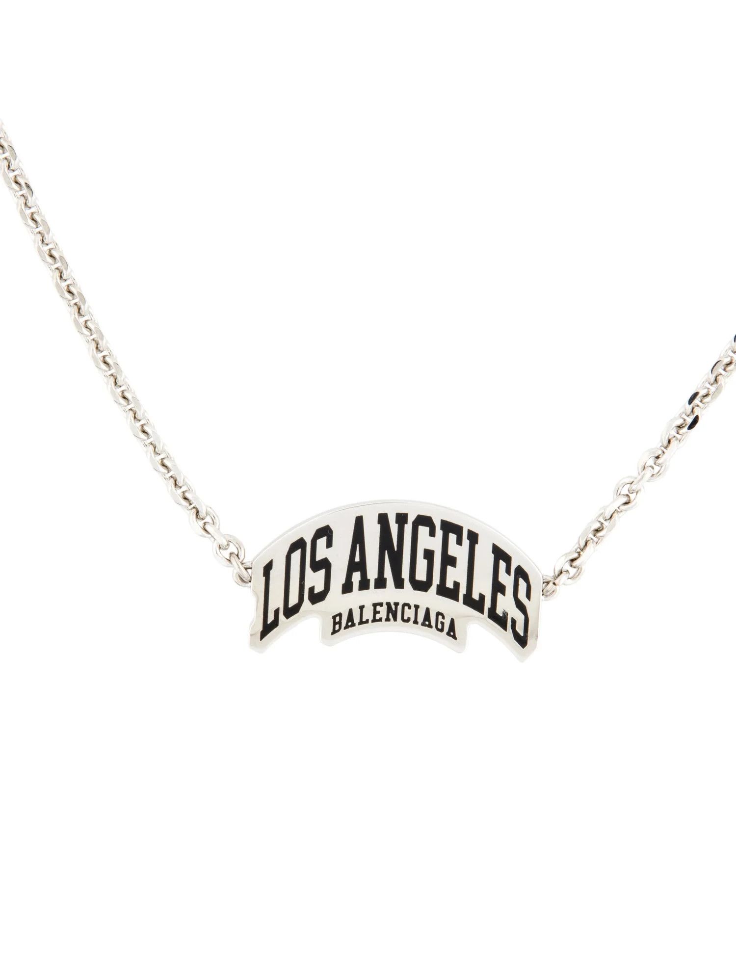 Balenciaga o1la1rc1a0924 Size: OS / Cities Los Angeles Necklace Silver Size ONE SIZE - 2 Thumbnail