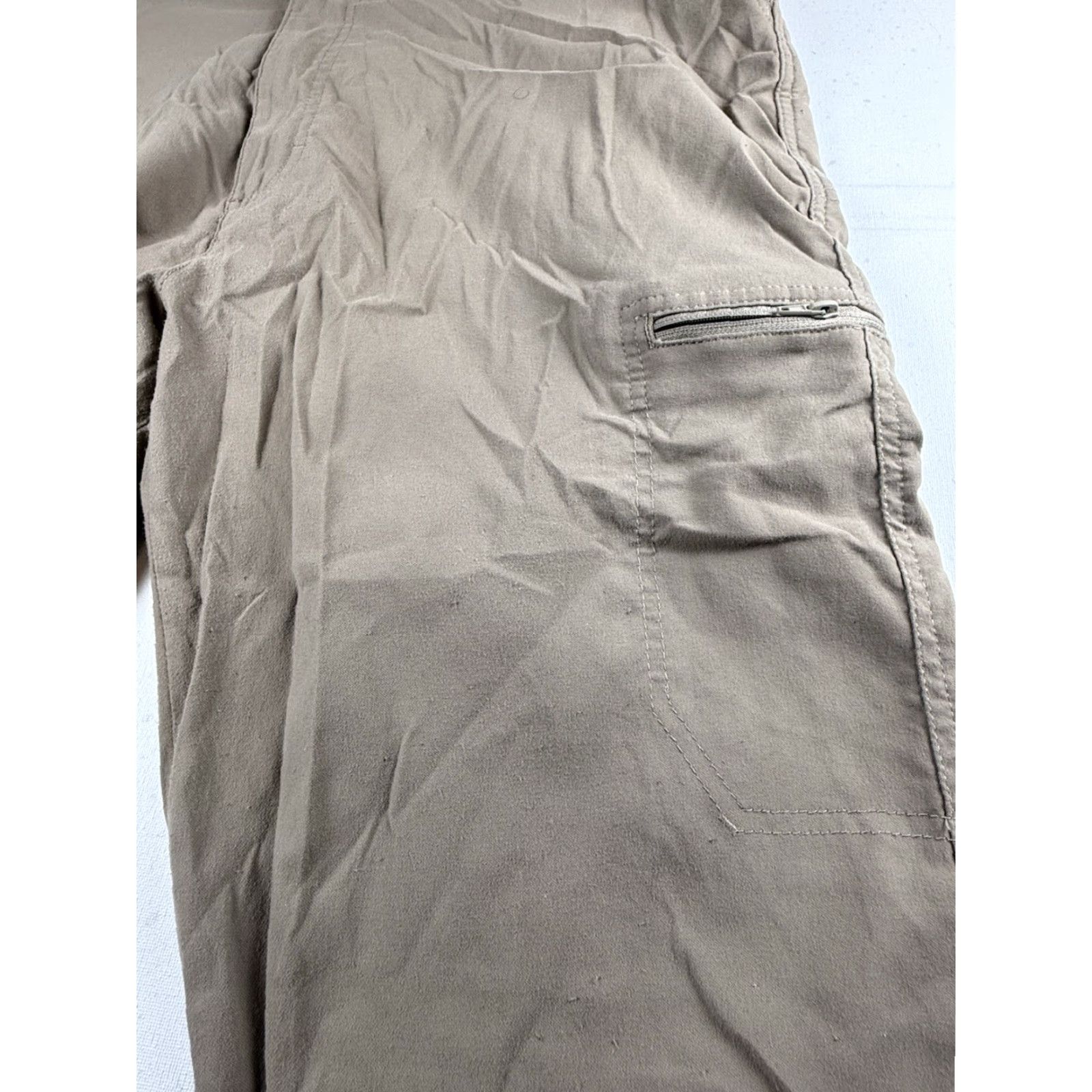 Wrangler Wrangler Pants Mens 38x32 Beige Outdoor Cargo Workwear Hiking Size US 38 / EU 54 - 3 Thumbnail