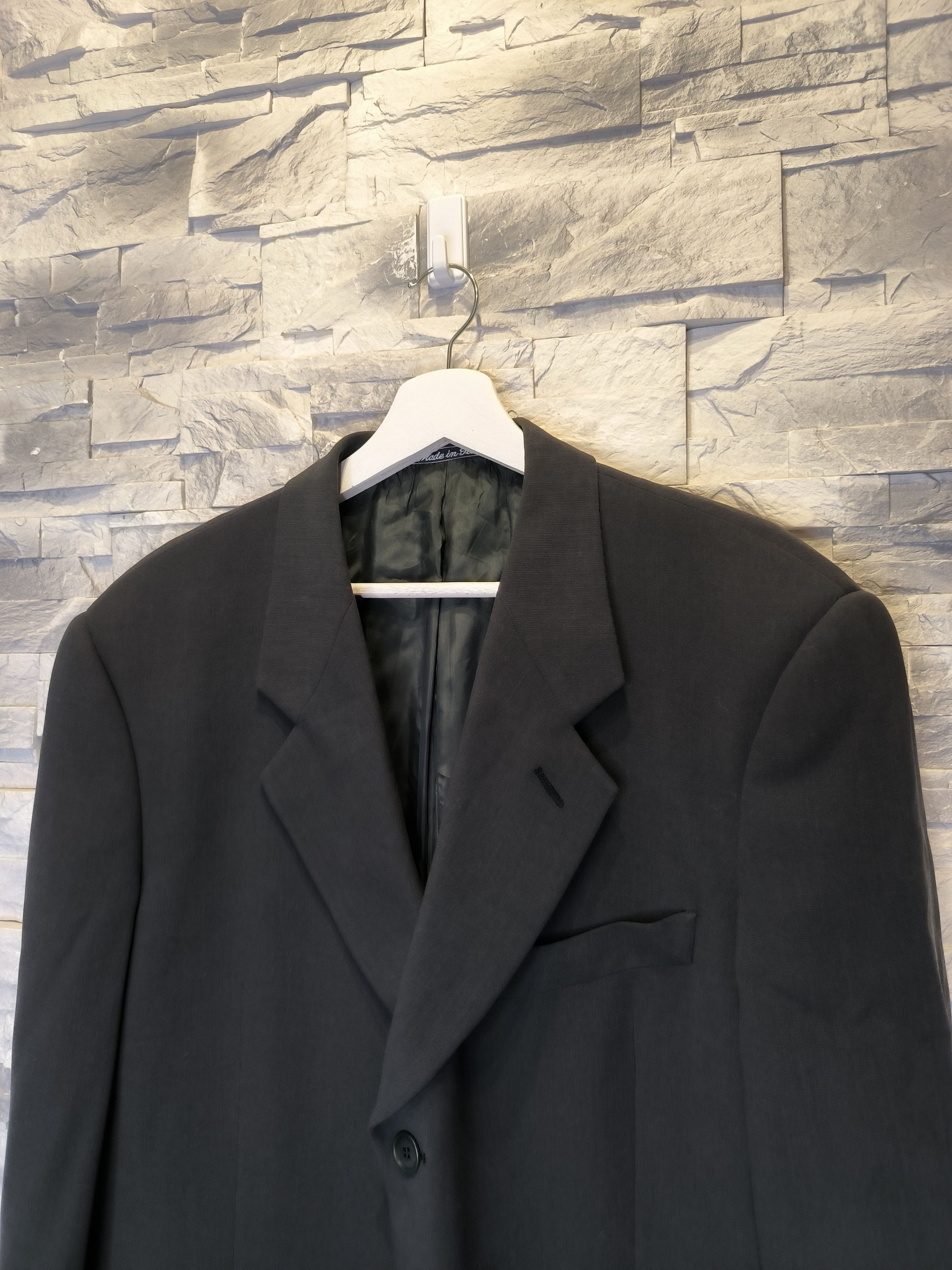Giorgio Armani Vintage Giorgio Armani Suit Jacket Green Size 44L - 2 Thumbnail