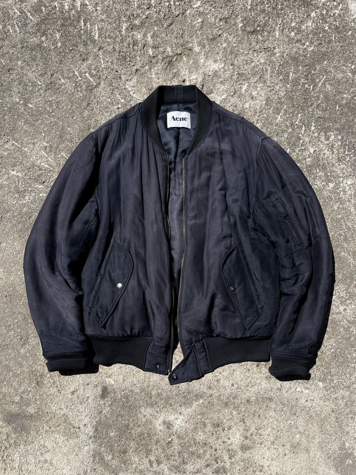 Acne Studios Acne Studios “Bombastic” Bomber Jacket BAW/10 Size US L / EU 52-54 / 3 - 3 Thumbnail