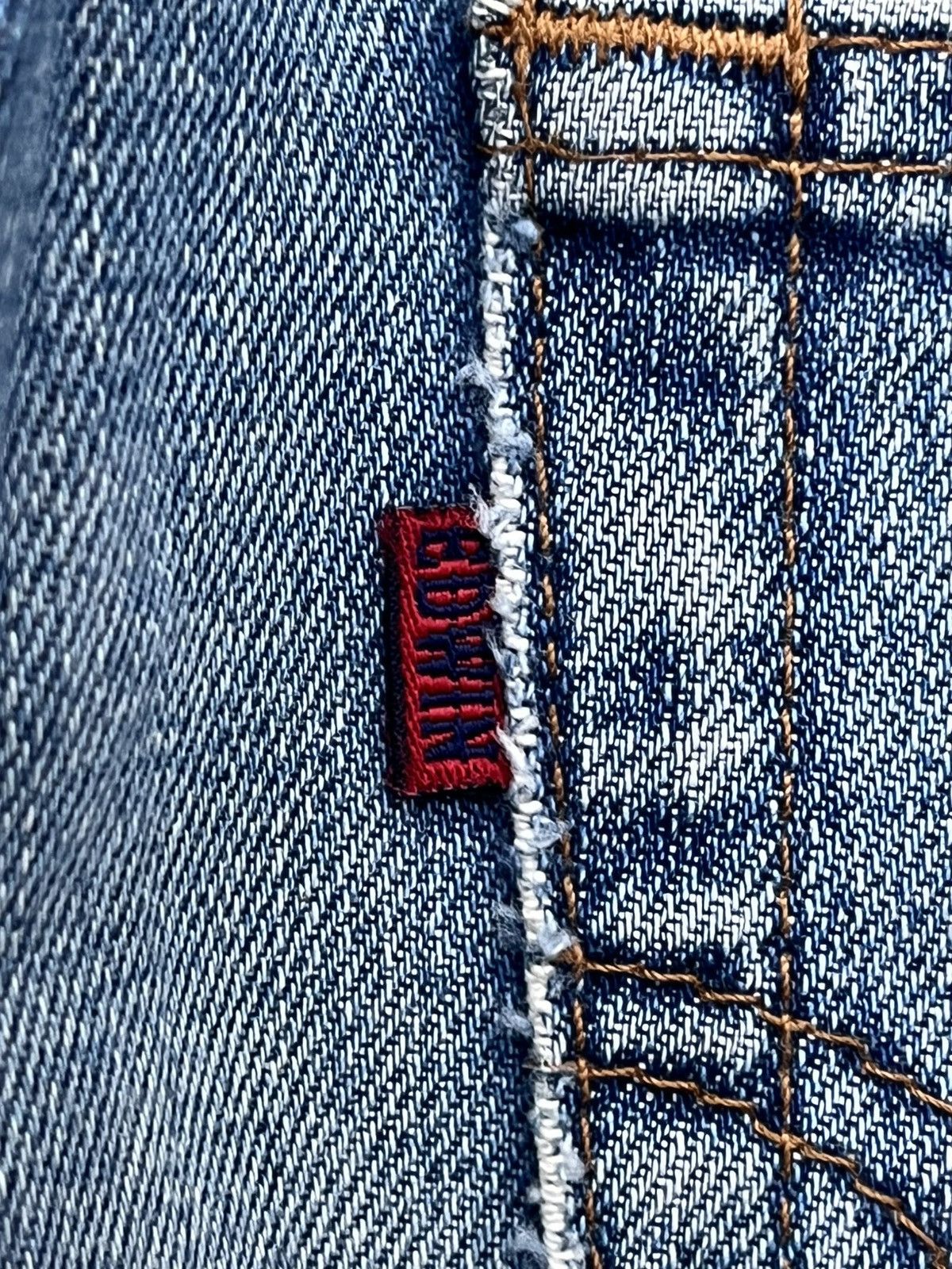 Edwin × Japanese Brand Vintage Japanese Brand Blue Washed Distressed Straight Jeans Size US 28 / EU 44 - 10 Thumbnail