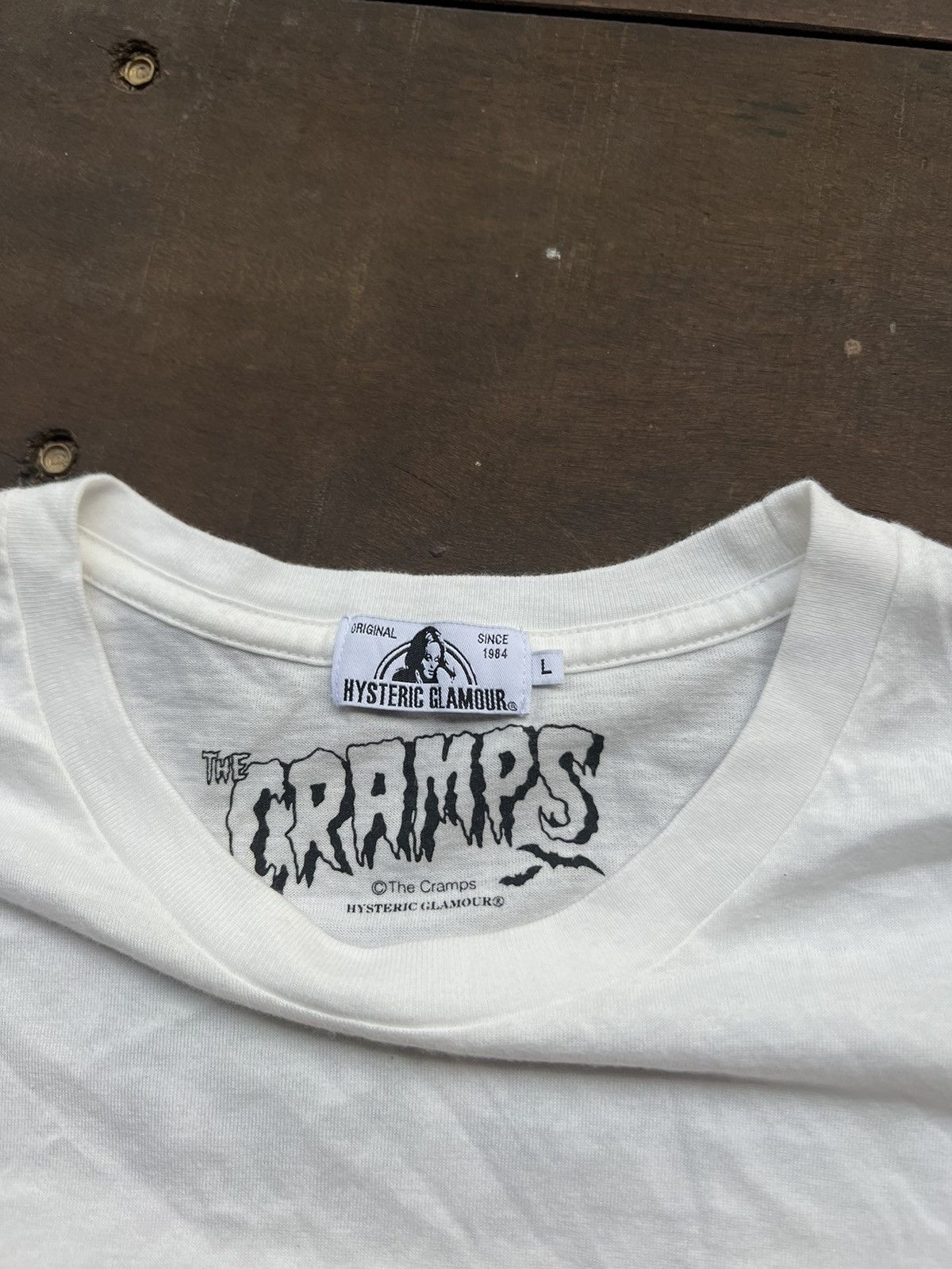 Hysteric Glamour HYSTERIC GLAMOUR THE CRAMPS RARE ARCHIVE TEE RARE Size US M / EU 48-50 / 2 - 8 Thumbnail