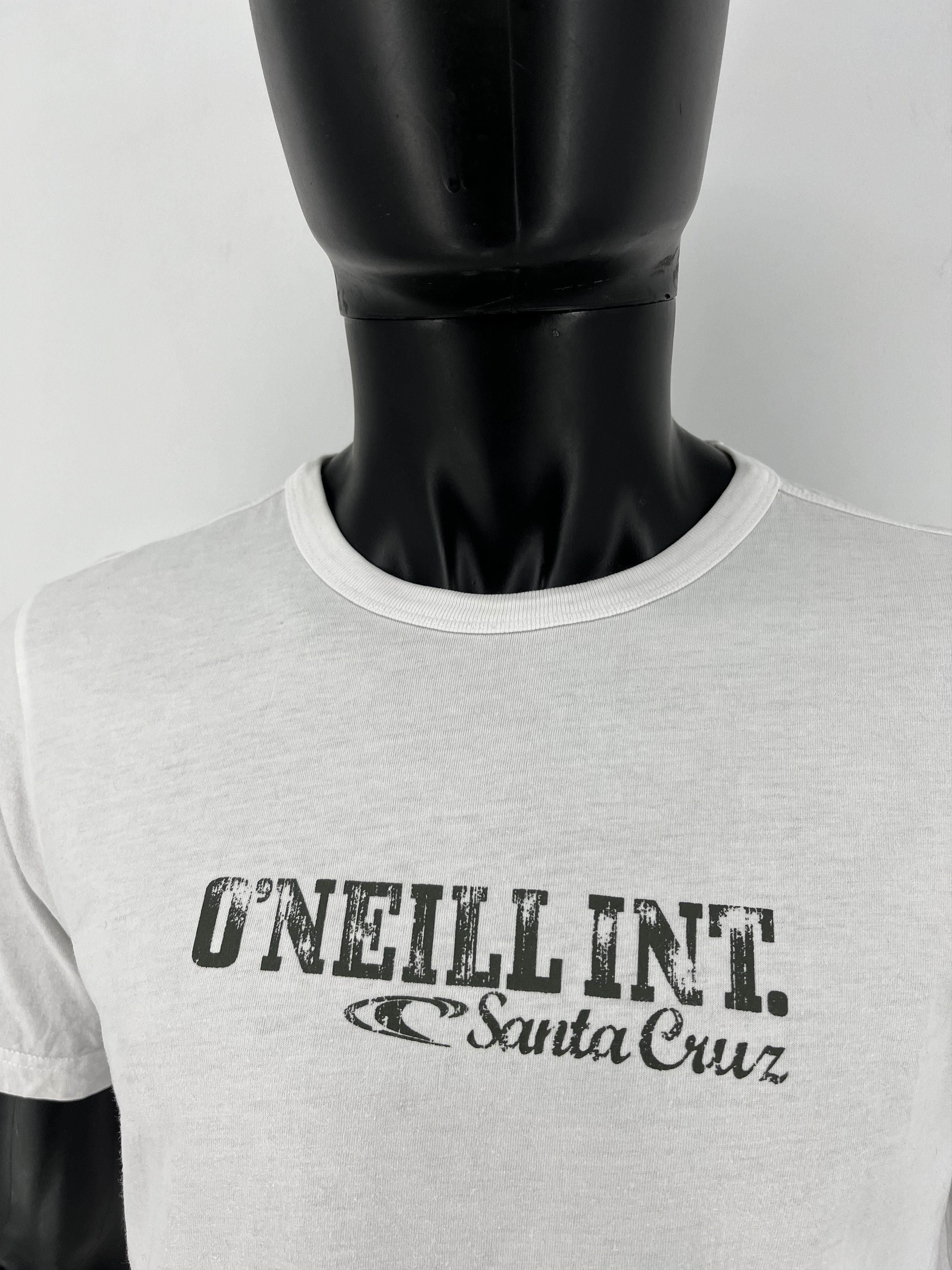 O'Neill Vintage 90s Oneill Santa Cruz Logo Spellout T-shirt Size US L / EU 52-54 / 3 - 5 Thumbnail