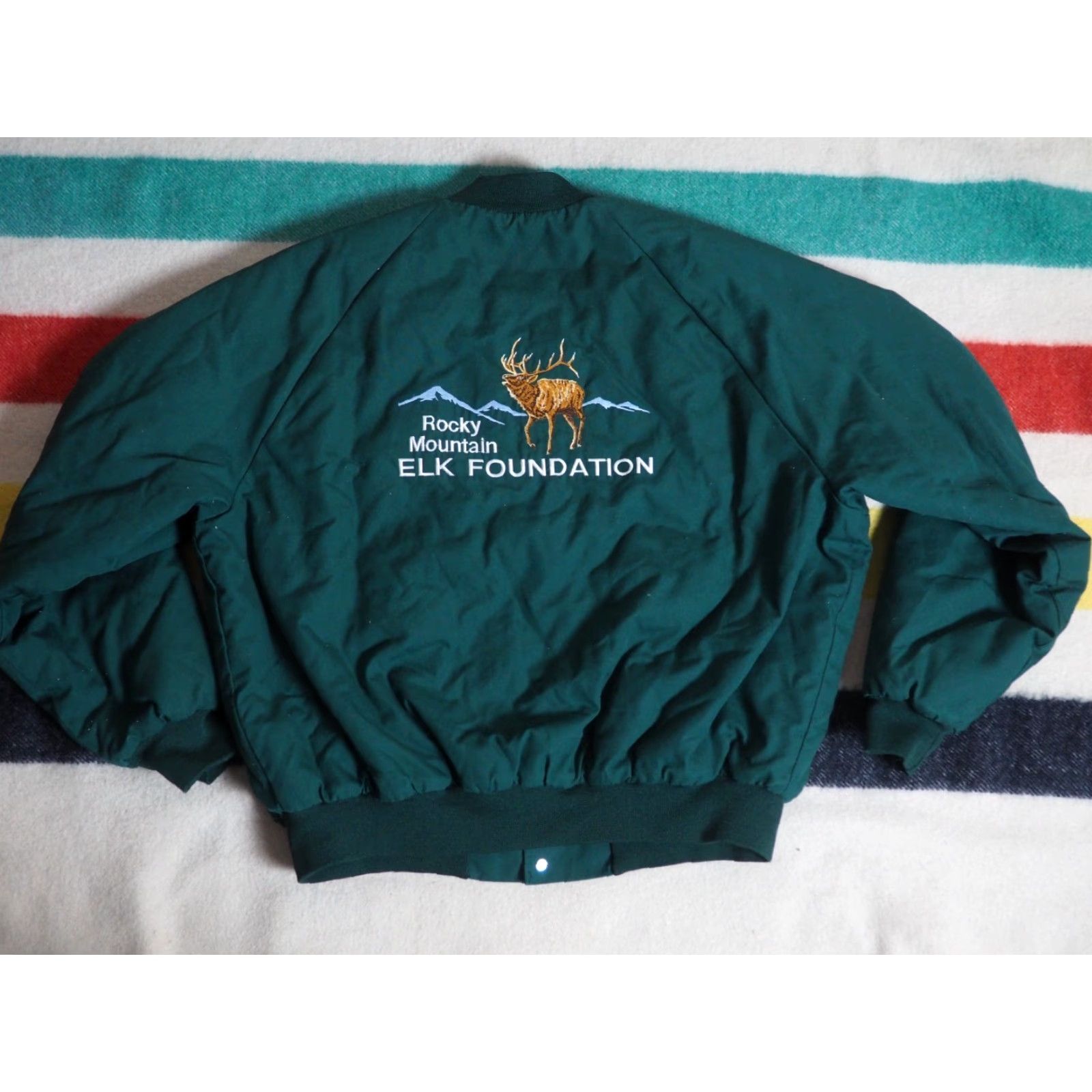 Vintage VINTAGE King Louie Bomber Jacket Men XL Green USA Snap Size US XL / EU 56 / 4 - 2 Thumbnail