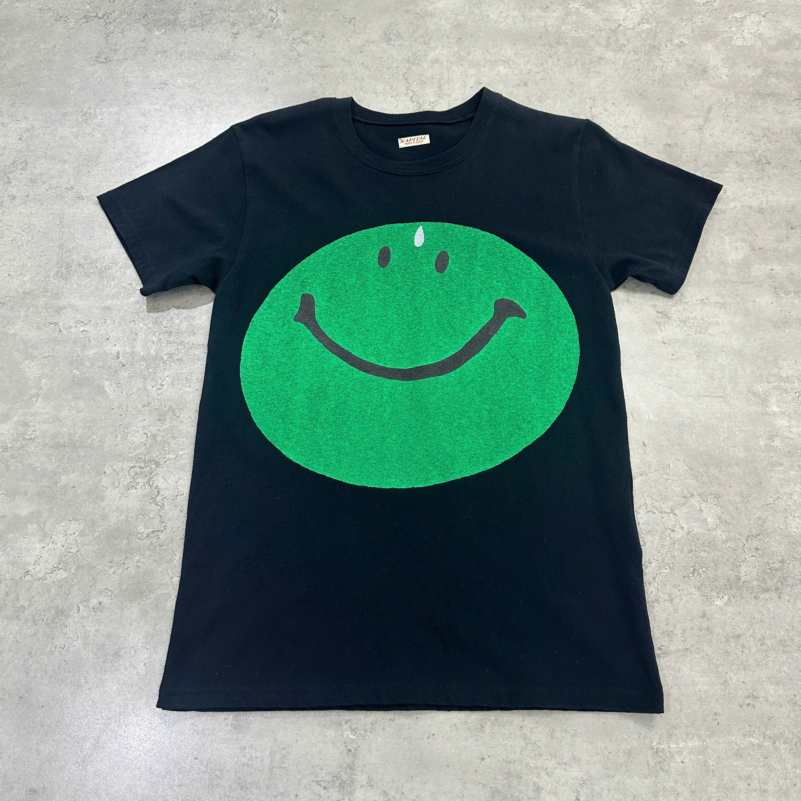 Kapital KAPITAL SMILEY GREEN BLACK T SHIRT Size S / US 4 / IT 40 - 1 Thumbnail