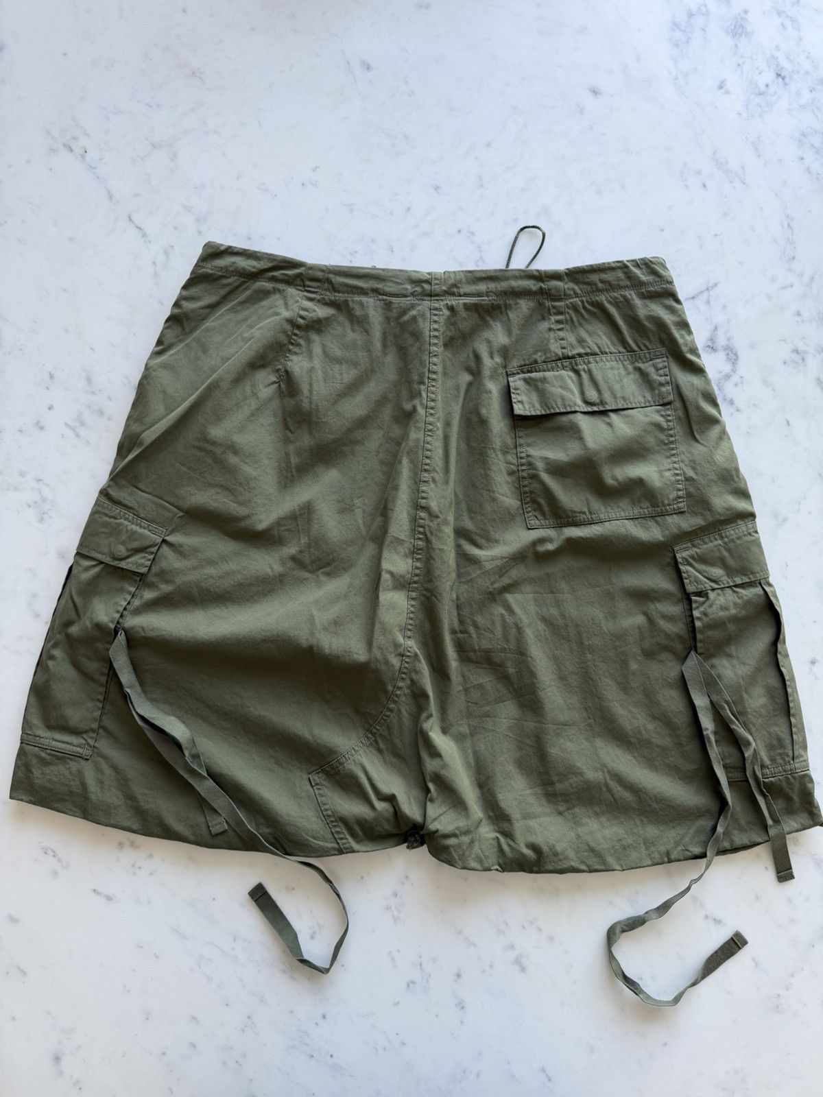 Junya Watanabe Junya Watanabe MAN x Needles Cotton Nylon Shorts - Khaki Size US 32 / EU 48 - 2 Thumbnail