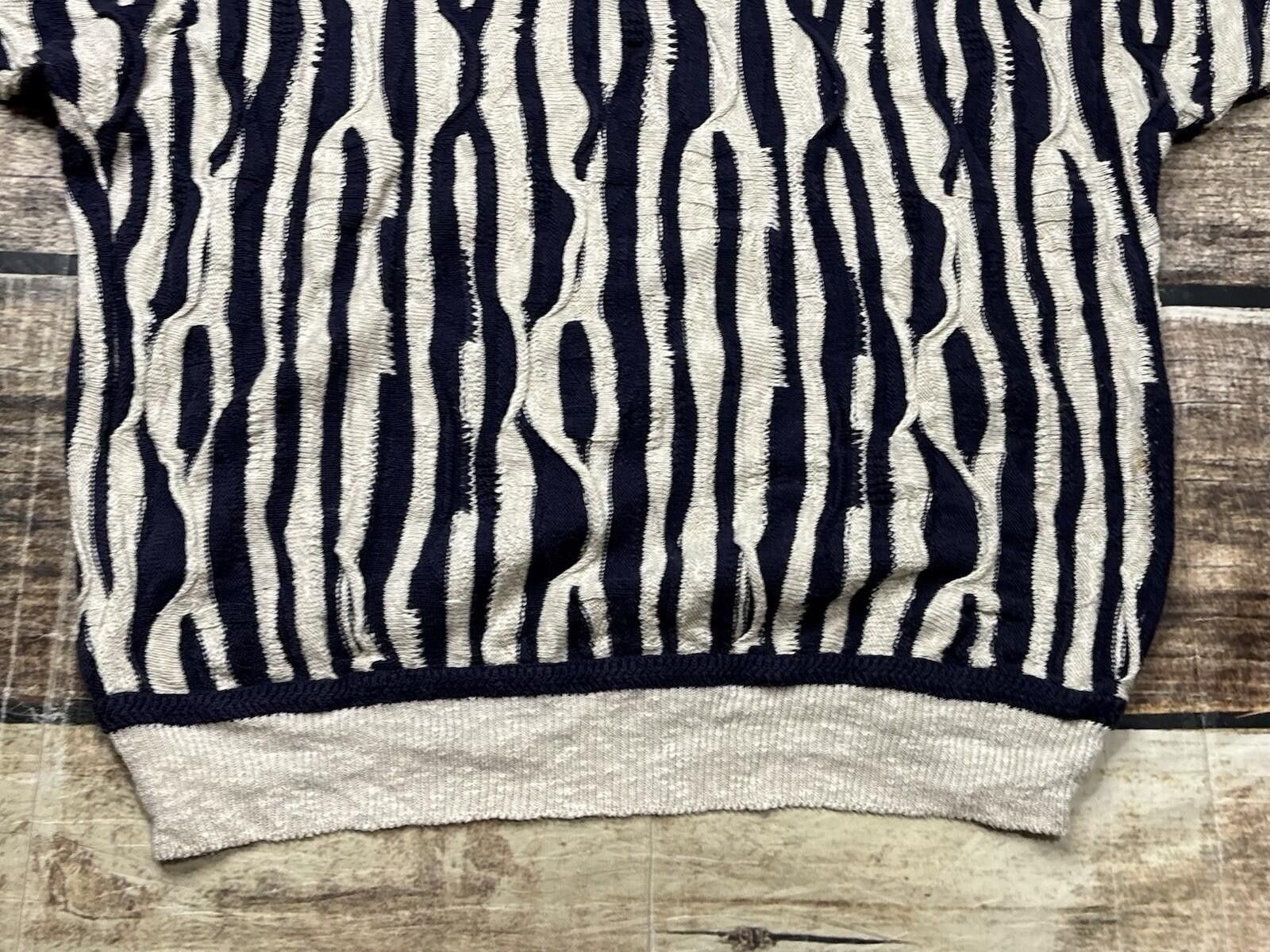 Carlo Colucci VTG Carlo Colucci Sweater Mens L Coogi 3D Knit Cotton Linen Size US L / EU 52-54 / 3 - 9 Thumbnail