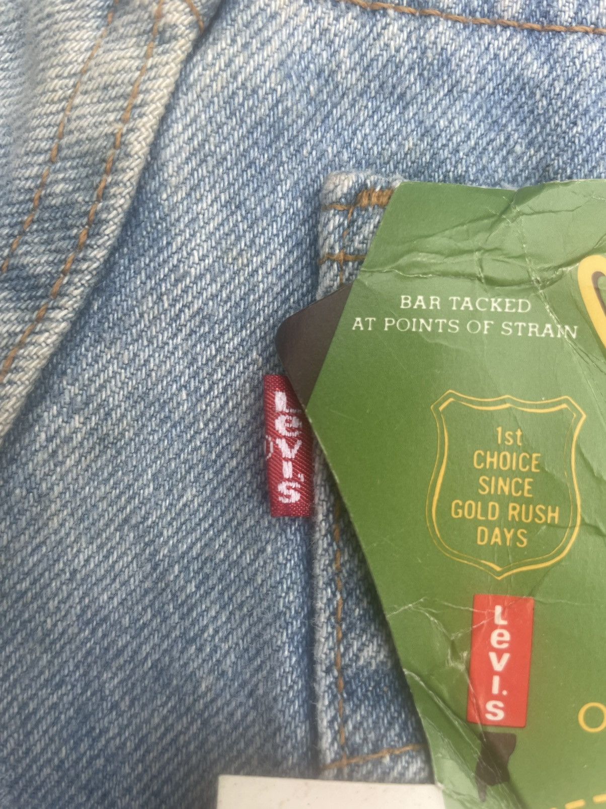 Levi's × Vintage Vintage 1998 Levis 610 With Tags Size 29" - 16 Thumbnail