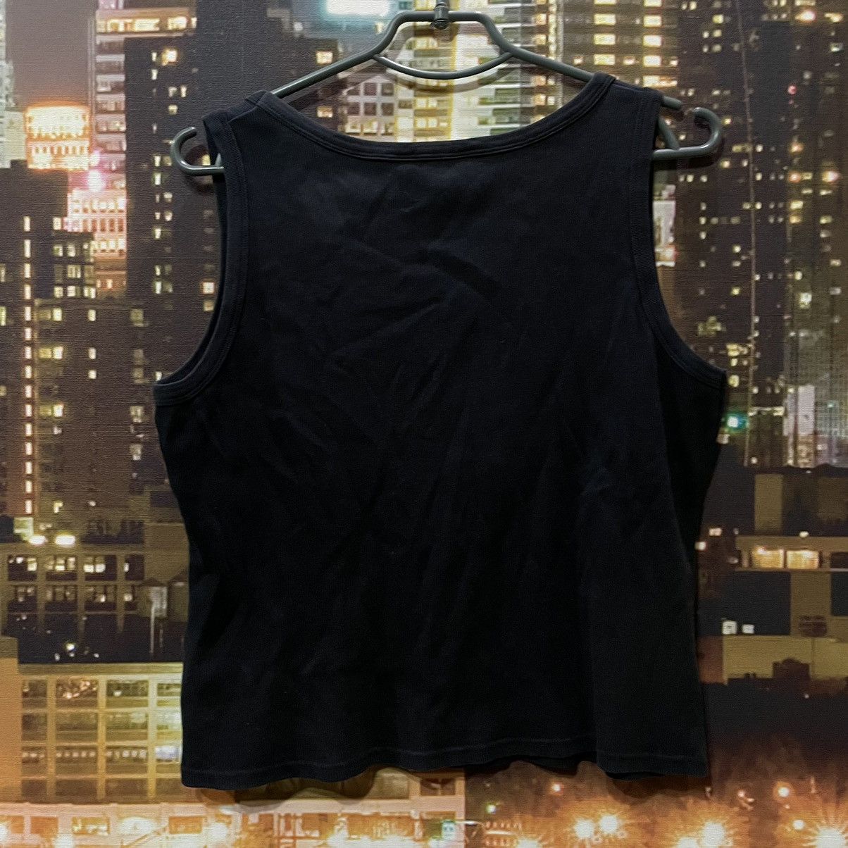 Vintage Vintage 90s Black Graphic Tank Top Streetwear Punk Humor M Size US M / EU 48-50 / 2 - 5 Thumbnail