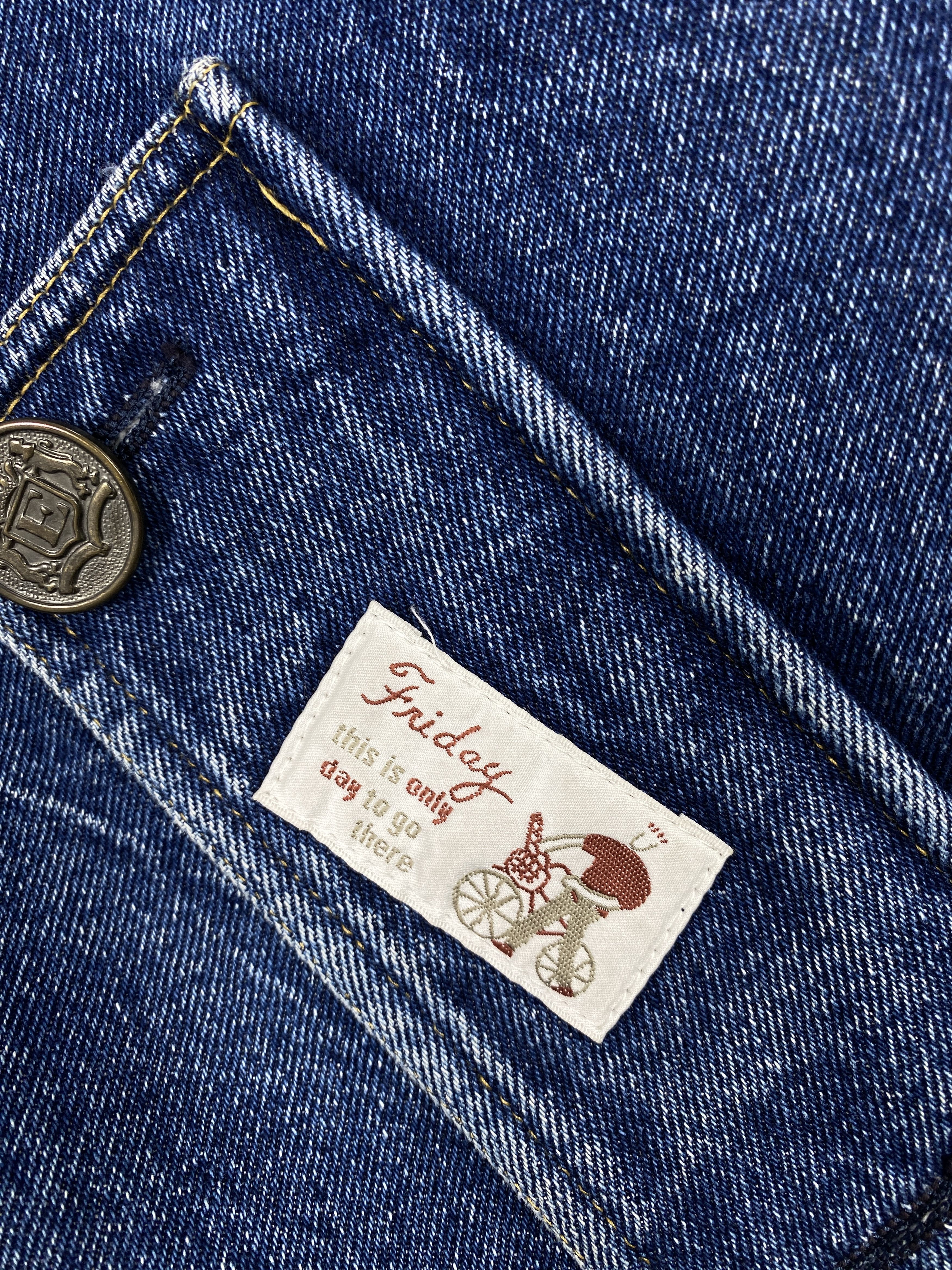 Japanese Brand Vintage Bois De Boulogne Denim Jacket J2338 Size US L / EU 52-54 / 3 - 4 Thumbnail