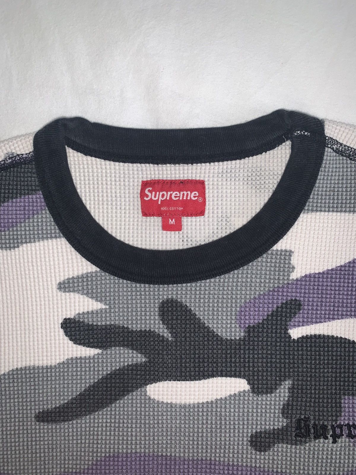 Supreme Supreme Camo Waffle Longsleeve Size US M / EU 48-50 / 2 - 3 Thumbnail