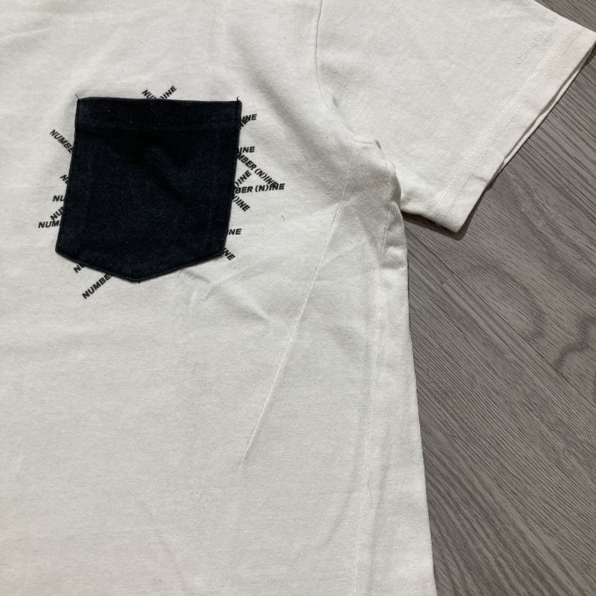 Number (N)ine Number (N)ine Spellout Logo Pocket T-shirt White Size US M / EU 48-50 / 2 - 6 Thumbnail