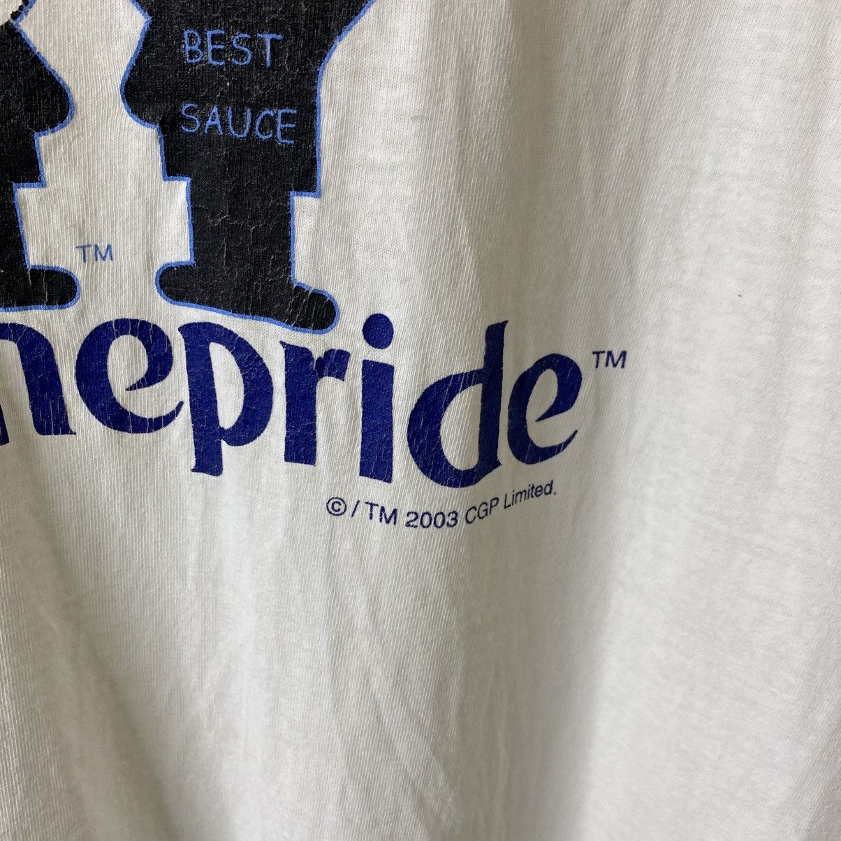 Vintage Vintage 2003 Homepride Cooking Sauce Promo T Shirt Size US L / EU 52-54 / 3 - 3 Thumbnail