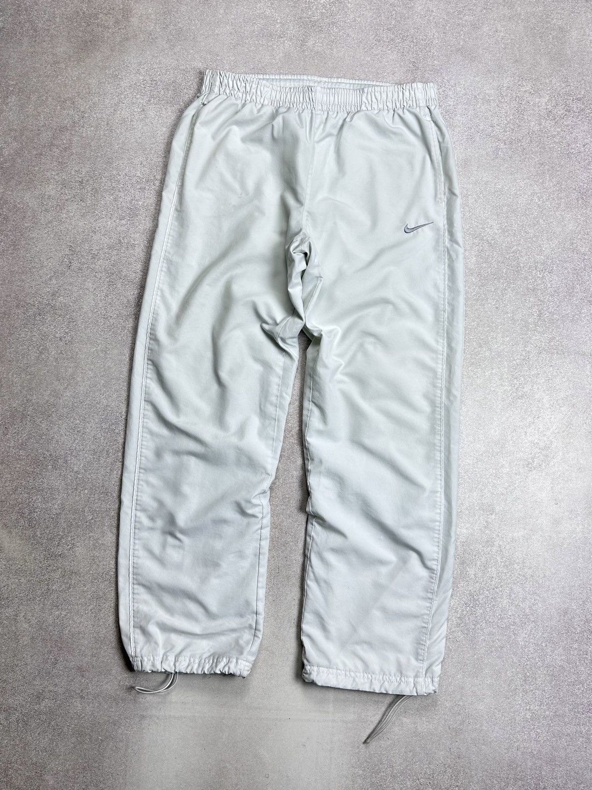 Nike Vintage Nike Tn Skepta Style White Baggy Track Pants L Size US 34 / EU 50 - 2 Thumbnail