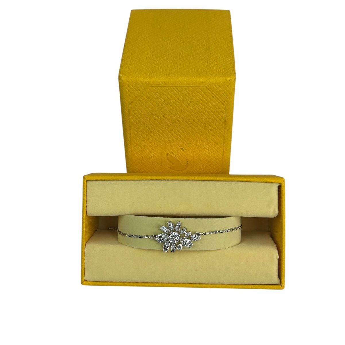 Swarovski Swarovski Gema Adjustable bracelet Mixed cuts, Flower Size ONE SIZE - 3 Thumbnail
