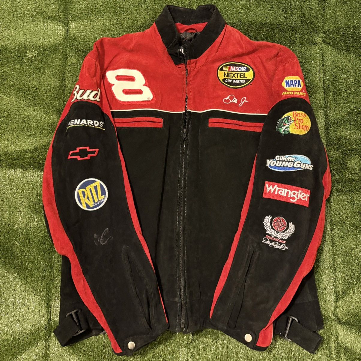 Wilsons Leather Chase Authentics Dale Earnhardt Jr. NASCAR Racing Jacket Size US M / EU 48-50 / 2 - 1 Thumbnail