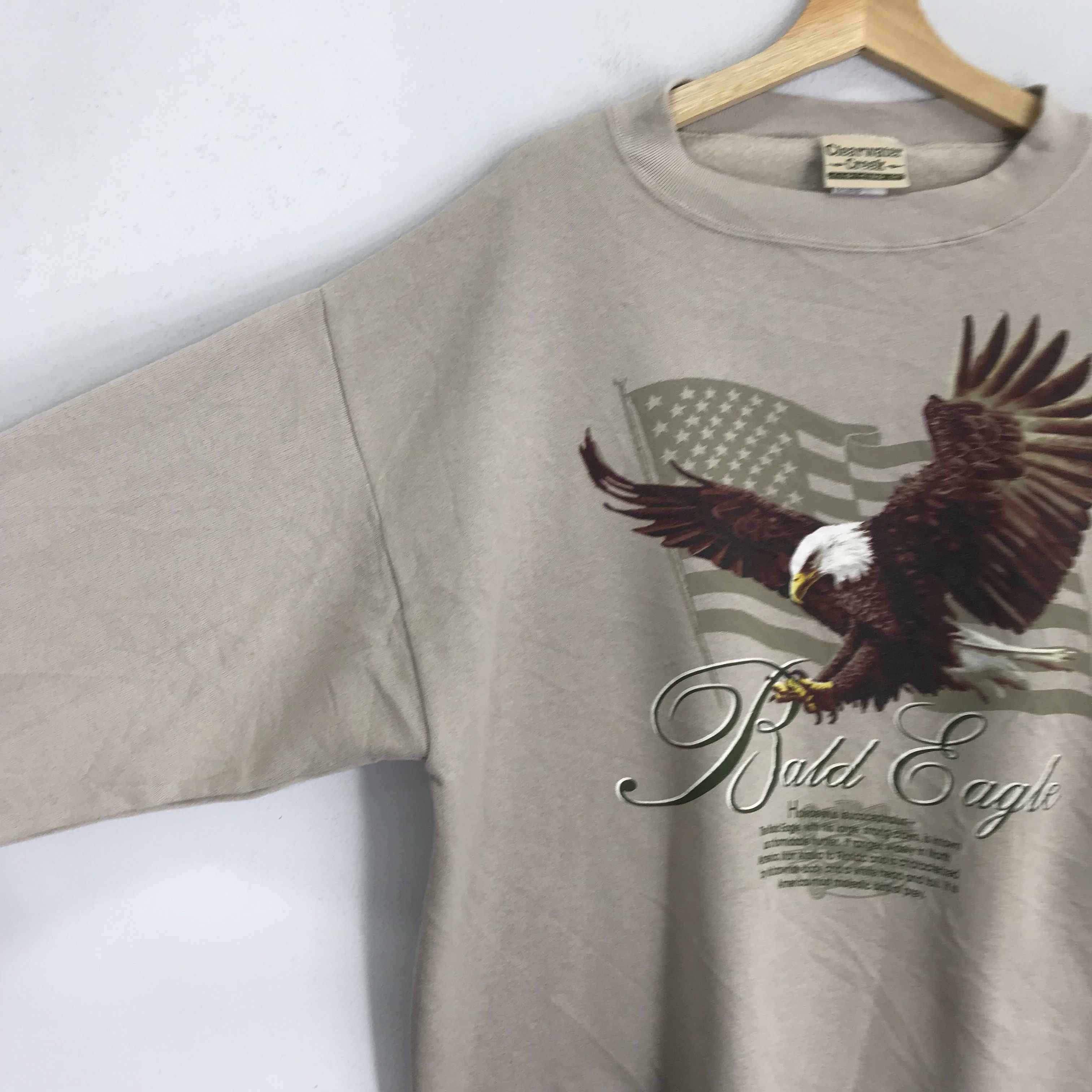 American Eagle Outfitters Vintage 90s Bald Eagles Sweatshirt Xlarge - 247 Size US XL / EU 56 / 4 - 4 Thumbnail