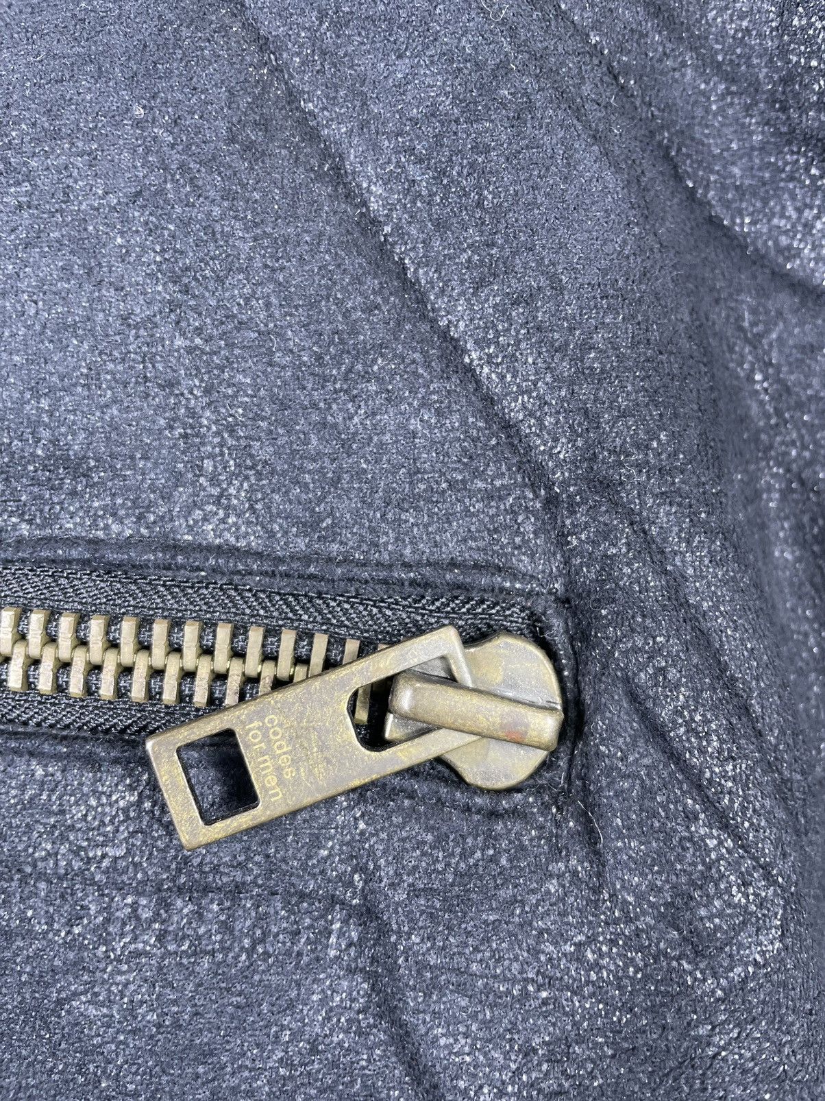 Codes Combine Raccoon fur collar biker jacket by codes combine Size US L / EU 52-54 / 3 - 8 Thumbnail