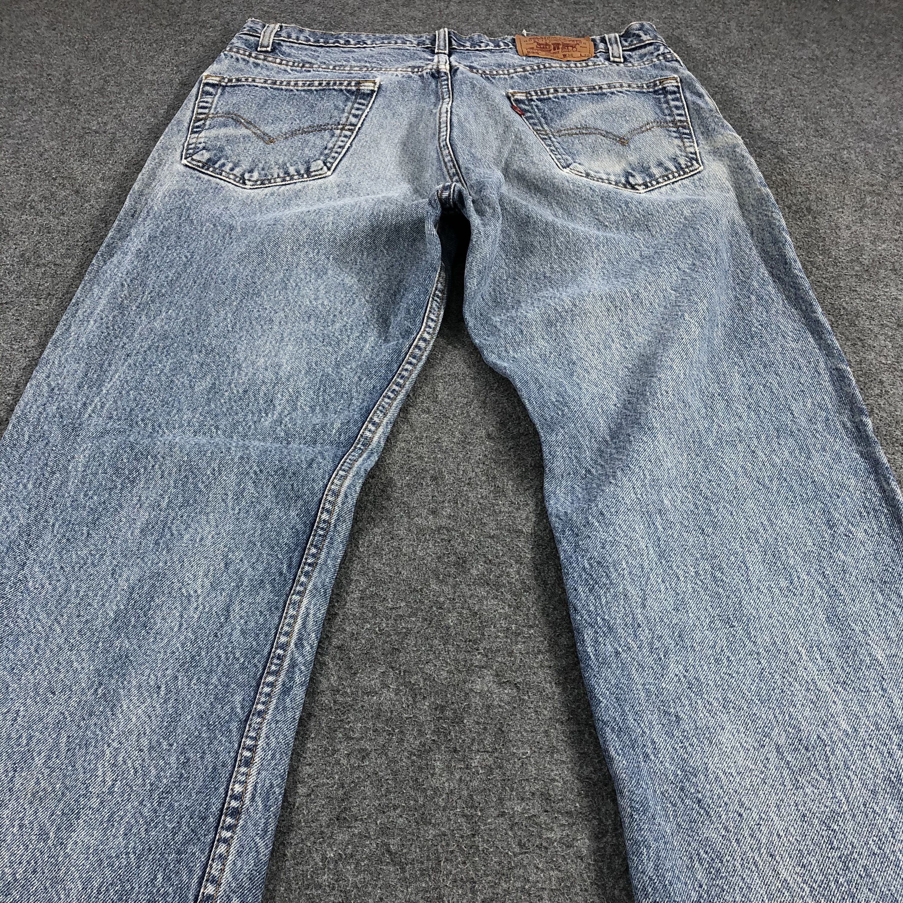 Levi's Vintage 90s Levis 505 Stone Wash Jeans-JM1119A Size US 36 / EU 52 - 4 Thumbnail