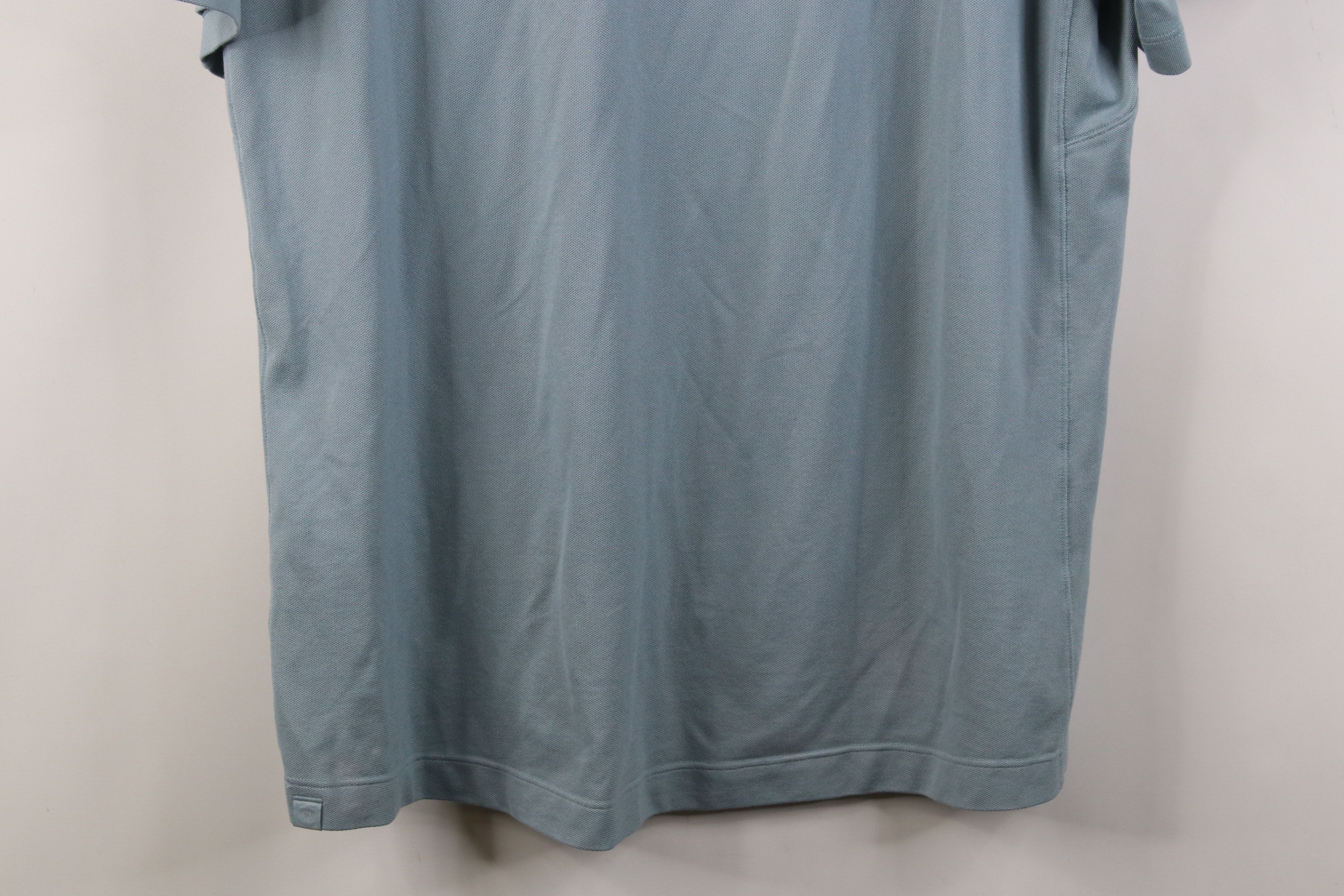 Lululemon Lululemon Short Sleeve Collared Golf Polo Shirt Blue Size US XXL / EU 58 / 5 - 13 Thumbnail