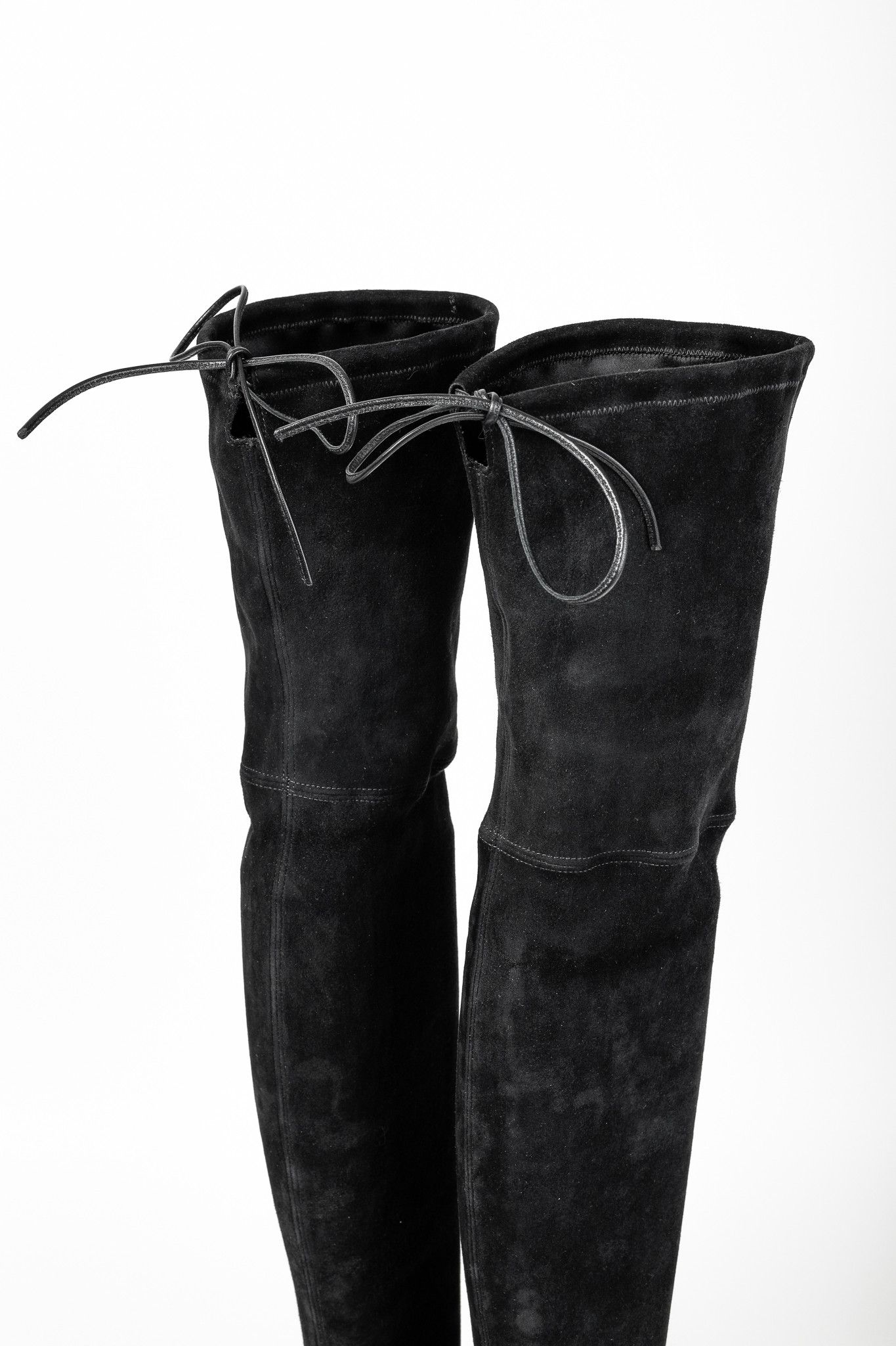Stuart Weitzman Stuart Weitzman Highland SuedeThe-Knee Tie-Back Boots Size US 6 / IT 36 - 4 Thumbnail