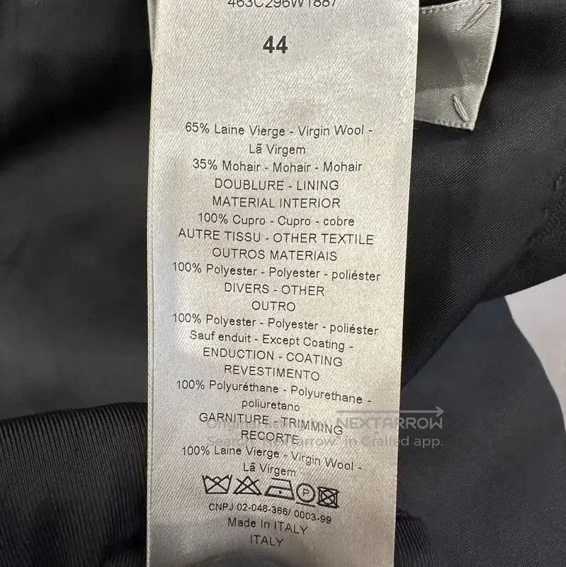 Dior Dior XS Navy Silk Men's Vest . Size US XS / EU 42 / 0 - 6 Thumbnail