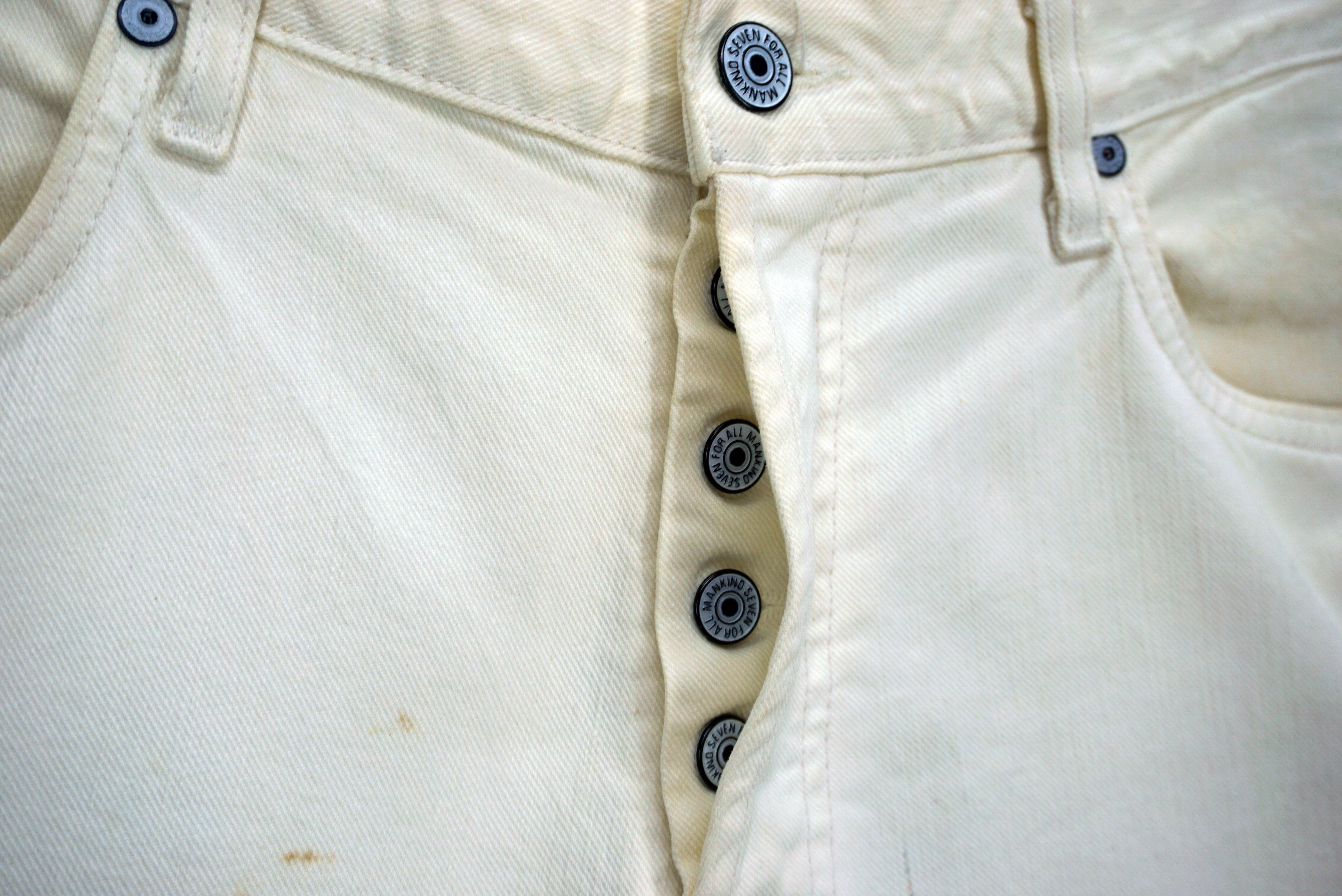 7 For All Mankind 7FAM Jeans Size 36 fit W37xL35 Straight-Leg Denim USA Size US 36 / EU 52 - 7 Thumbnail