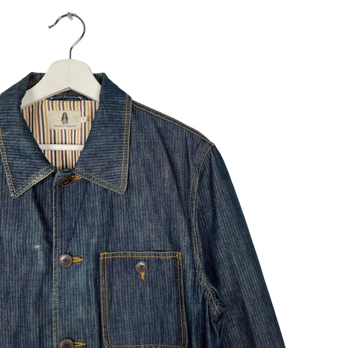 Designer × Japanese Brand 🔥 HUSH PUPPIES HIKORY WORKERS CHORE JACKET Size US M / EU 48-50 / 2 - 7 Thumbnail