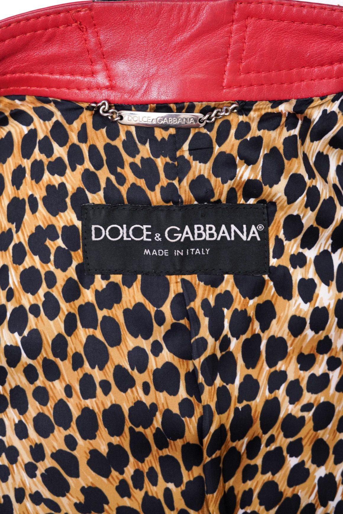 Dolce & Gabbana Dolce & Gabbana S/S 2001 Runway Leather Biker Jacket Size M / US 6-8 / IT 42-44 - 7 Thumbnail