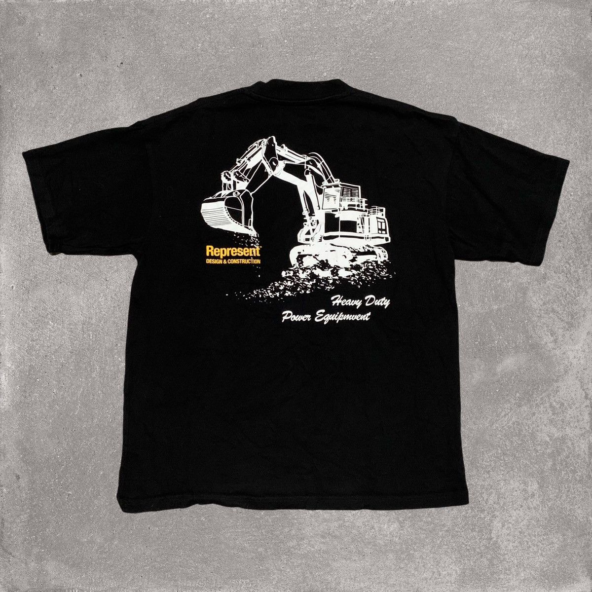 Represent Clo. Represent Small Design & Construction Jet Black Tee Size US S / EU 44-46 / 1 - 1 Thumbnail