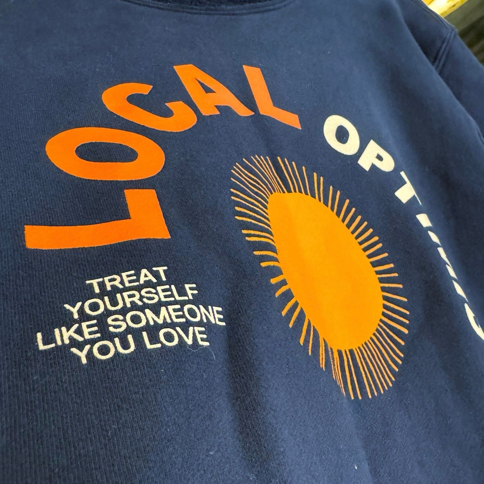 Madhappy •NEW• MadHappy Crewneck Local Optimist in Navy • Medium Size M / US 6-8 / IT 42-44 - 11 Thumbnail