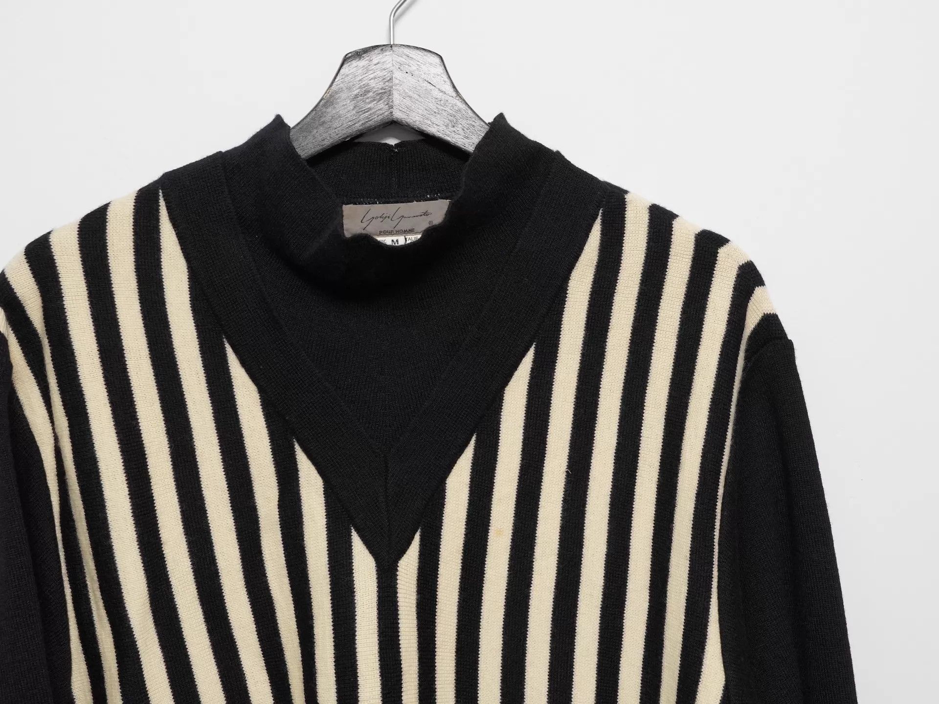 Yohji Yamamoto Yohji Yamamoto 1990SS DC Striped Sweater M Size US M / EU 48-50 / 2 - 4 Thumbnail