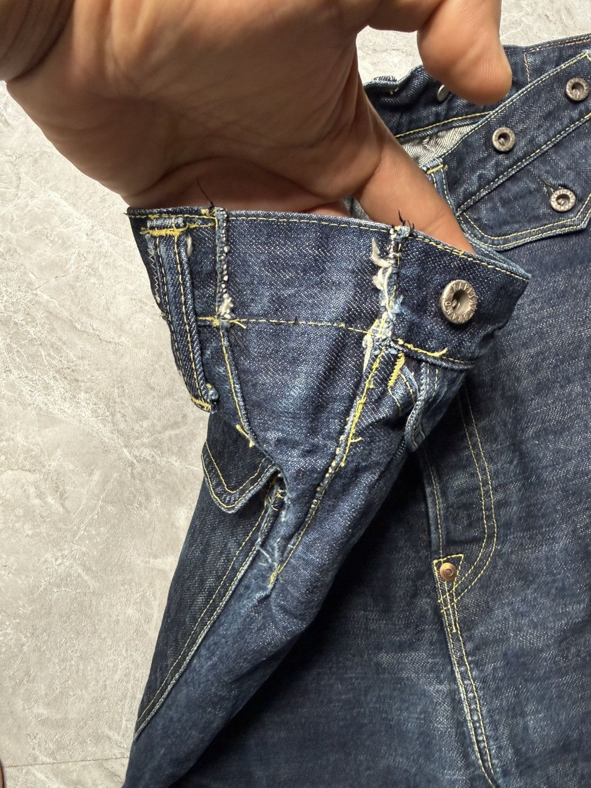 Kapital Kapital Respect Your Elders Reconstructed Raw Hem Pants Size US 31 - 3 Thumbnail