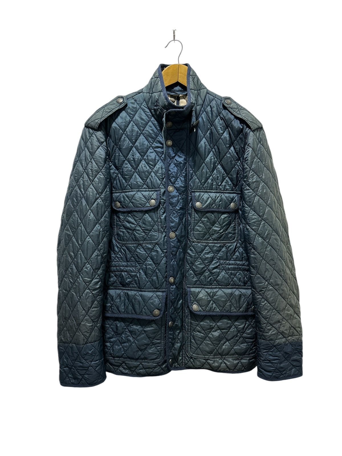 Burberry Burberry Brit Quilted Jacket Design Sun Faded Size US L / EU 52-54 / 3 - 1 Thumbnail