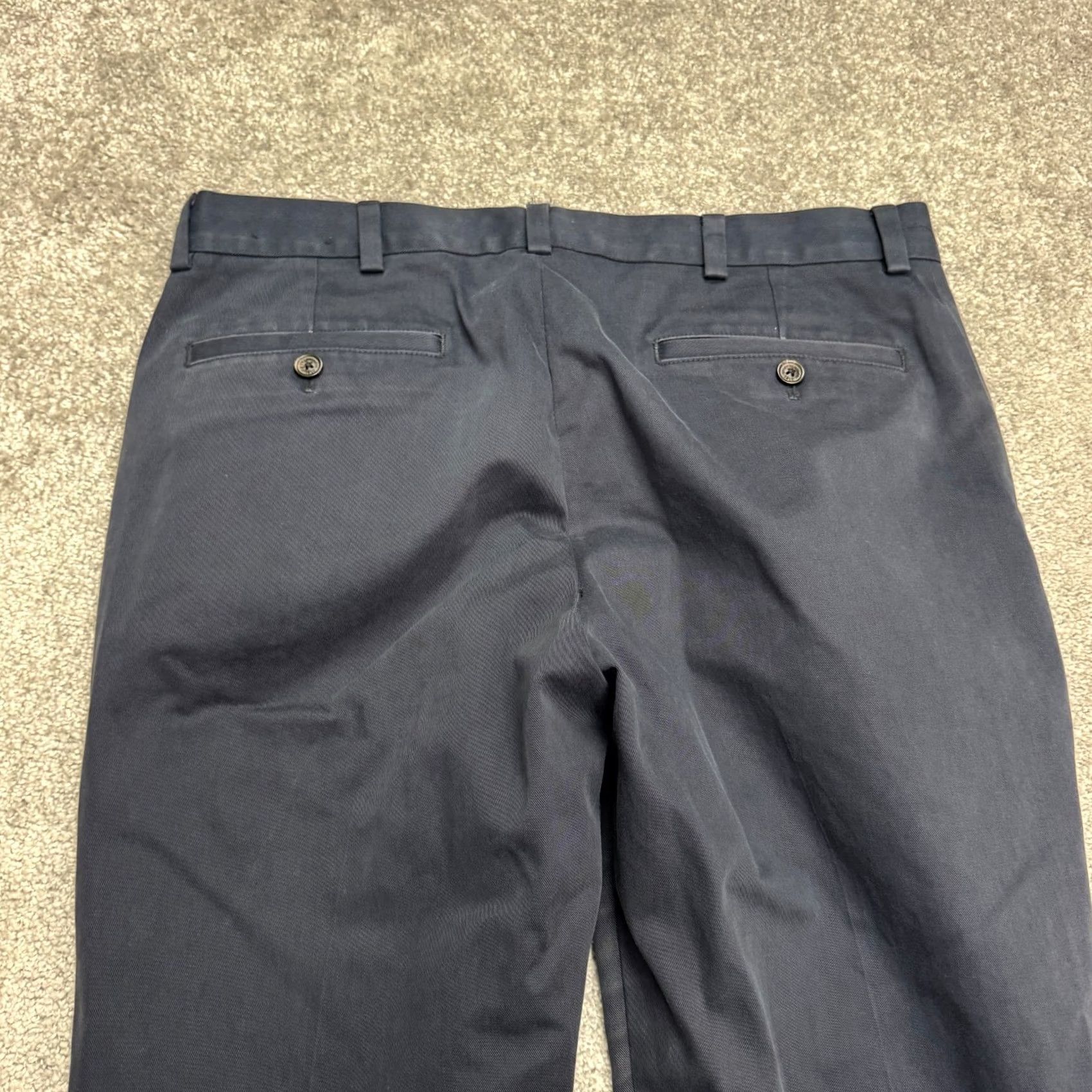 Brooks Brothers Brooks Brothers Chino Pants Mens Navy Blue Khaki Cotton 34 Size US 34 / EU 50 - 5 Thumbnail