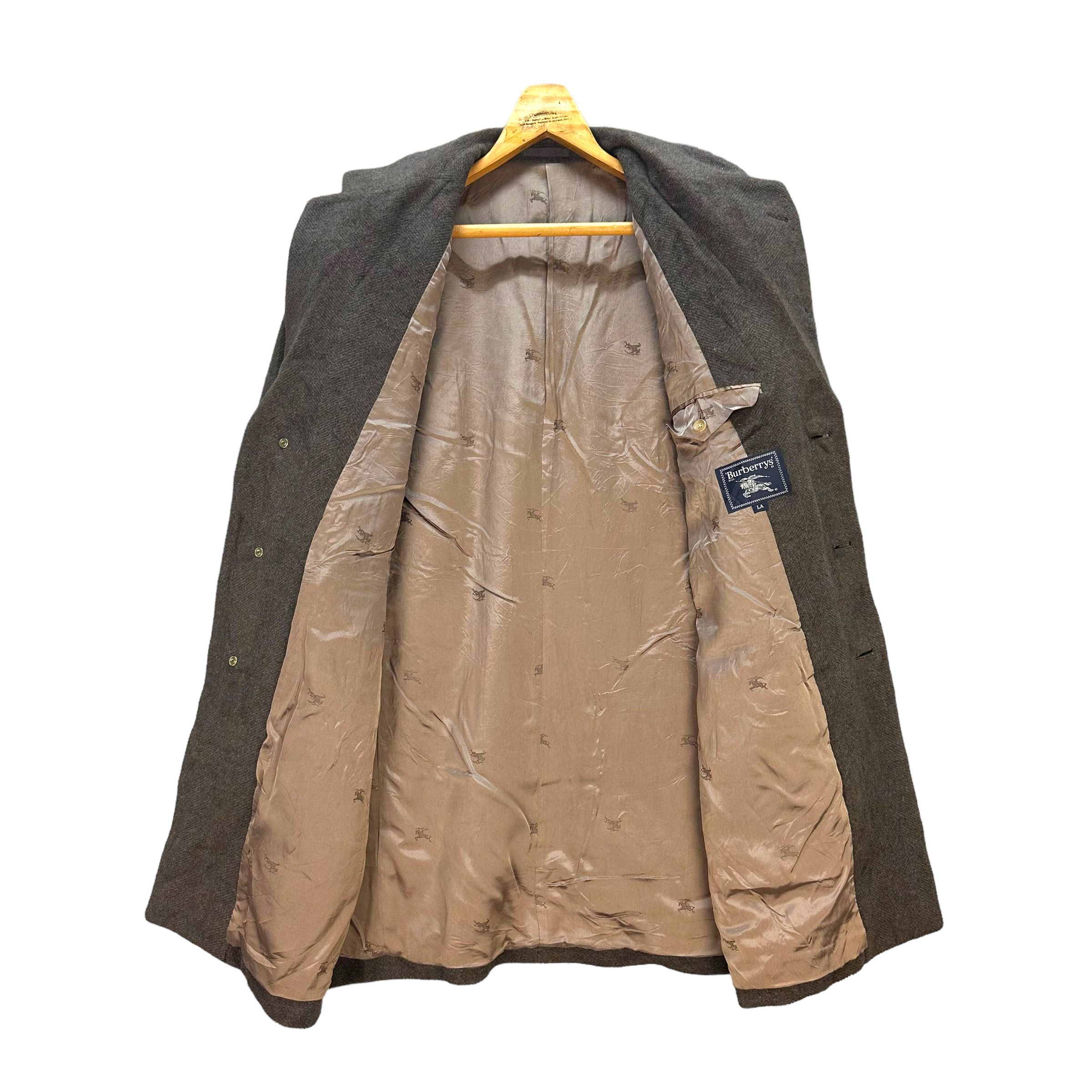 Burberry VINTAGE 90's BURBERRYS' WOOL OVERCOAT JACKET #8387-006 Size US L / EU 52-54 / 3 - 7 Thumbnail