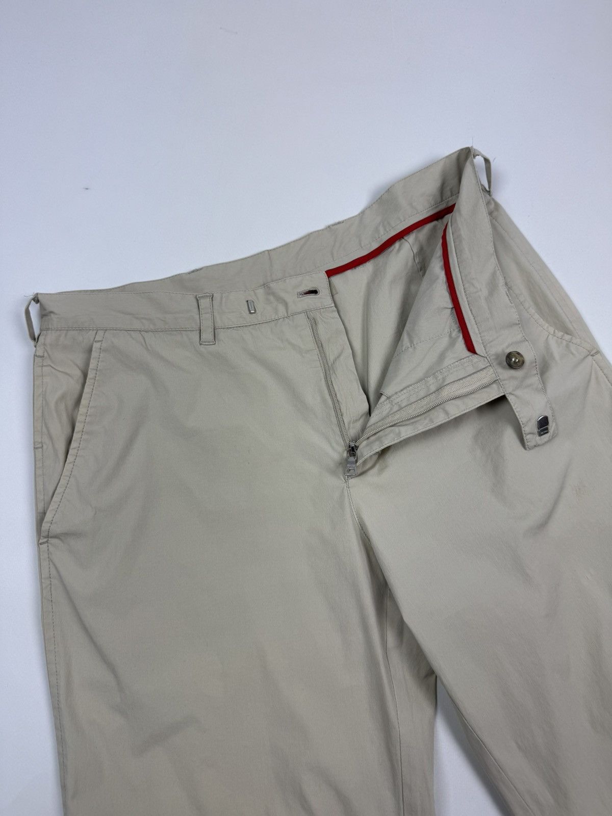 Prada Prada Sport Lightweight Beige Cotton Blend Pants Size US 32 / EU 48 - 11 Thumbnail