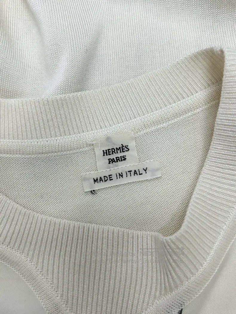 Hermes Hermes White printed silk blend shirt Size XXS / US 00 / IT 34 - 4 Thumbnail
