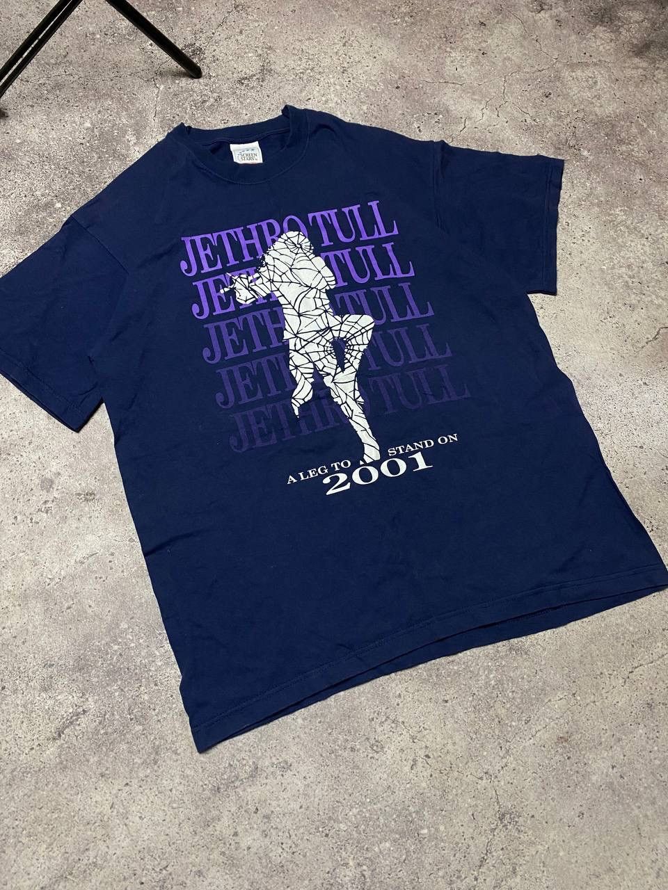 Band Tees × Vintage RARE Jethro Tull 2001 WORLD TOUR Screen Stars T-Shirt Size US L / EU 52-54 / 3 - 3 Thumbnail