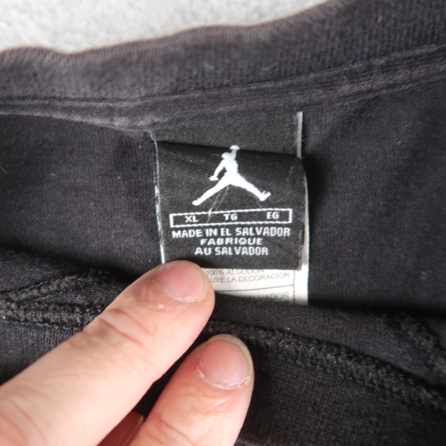 Jordan Brand VINTAGE Jordan T Shirt Mens XL Dominate Love of the Game Jumpman 23 Black Cotton Size US XL / EU 56 / 4 - 6 Thumbnail