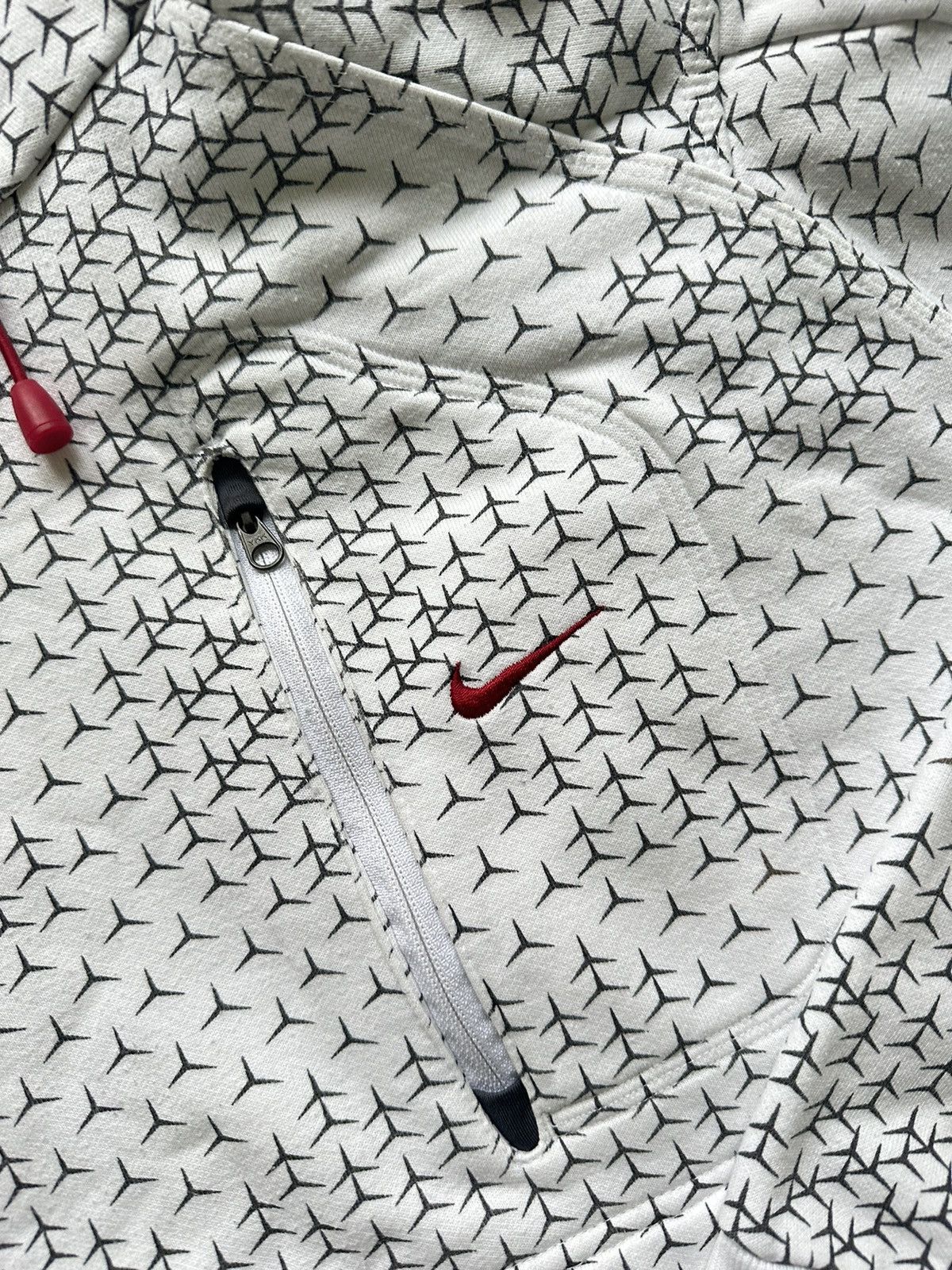 Nike Nike Mercedes rare hoodie vintage 00s Size US XL / EU 56 / 4 - 2 Thumbnail
