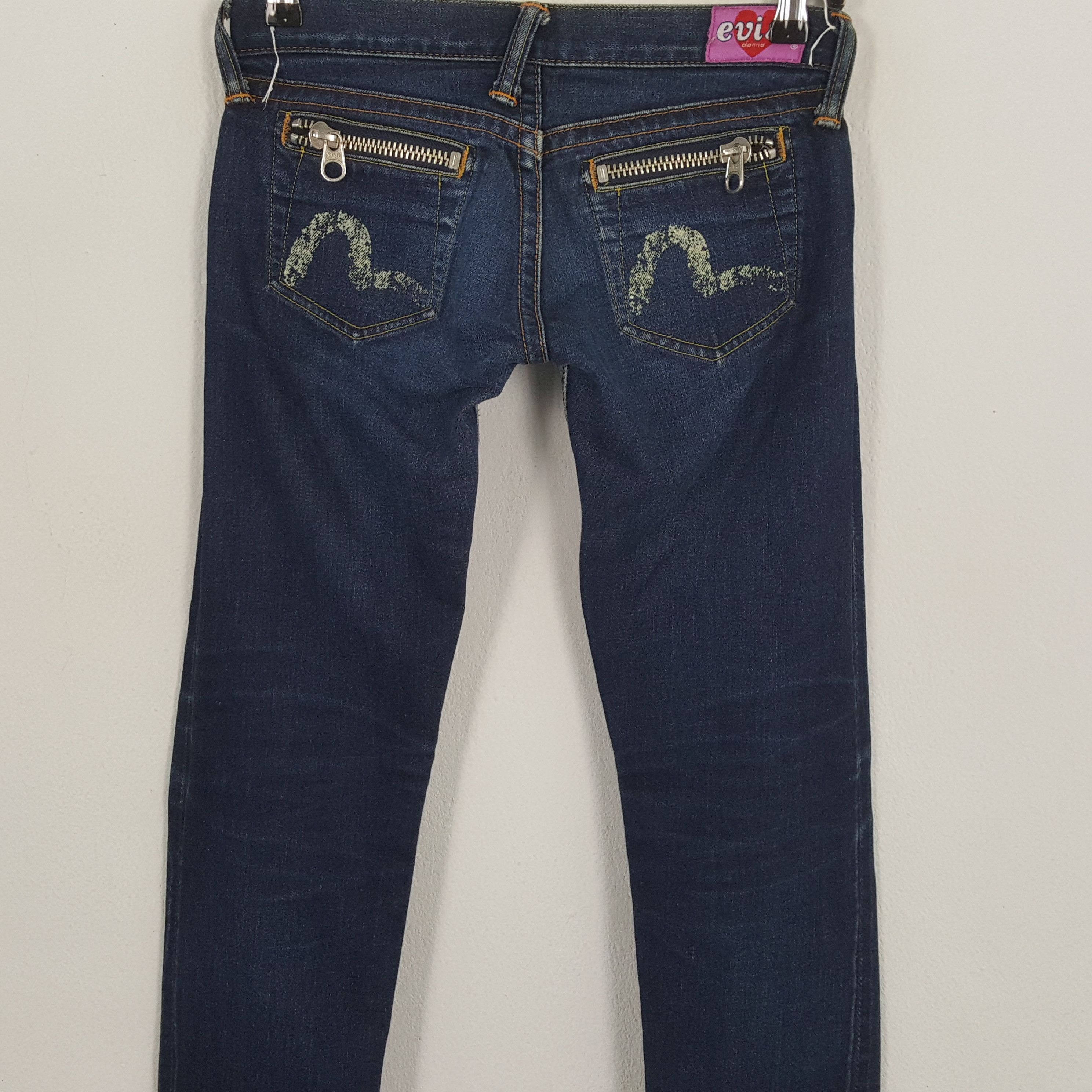 Evisu × Japanese Brand × Vintage EVISU Women Jeans Streetwear Custom Daicock Style Size 28" / US 6 / IT 42 - 5 Thumbnail
