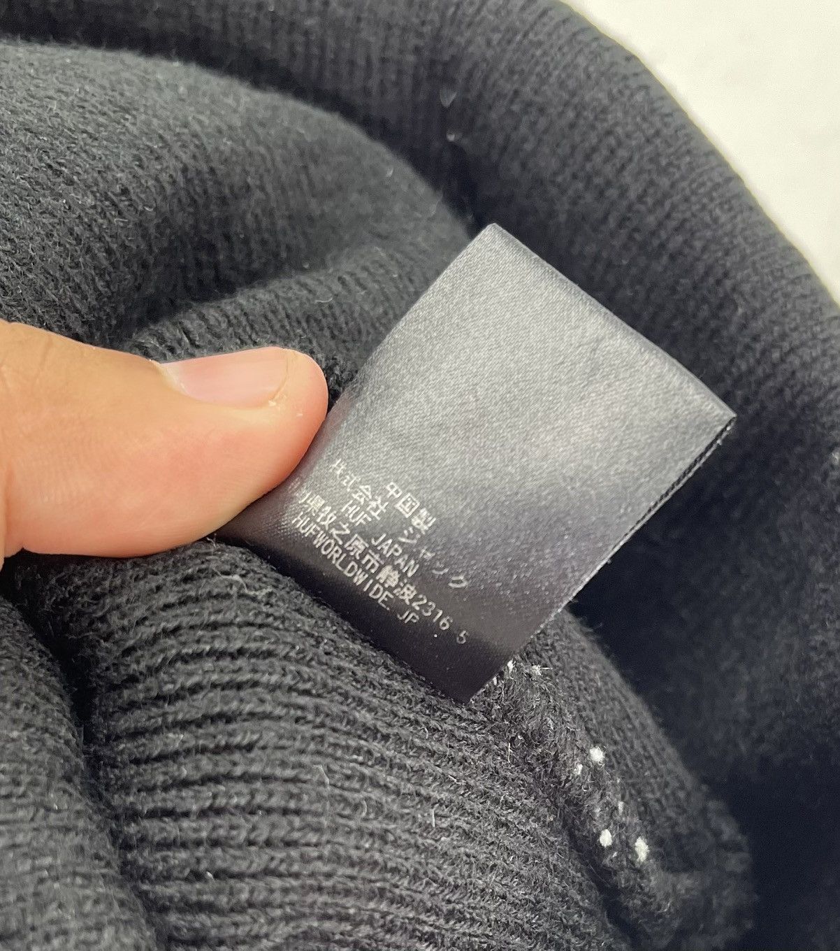 Huf × Japanese Brand big logo huf beanie hat tc37 Size ONE SIZE - 5 Thumbnail