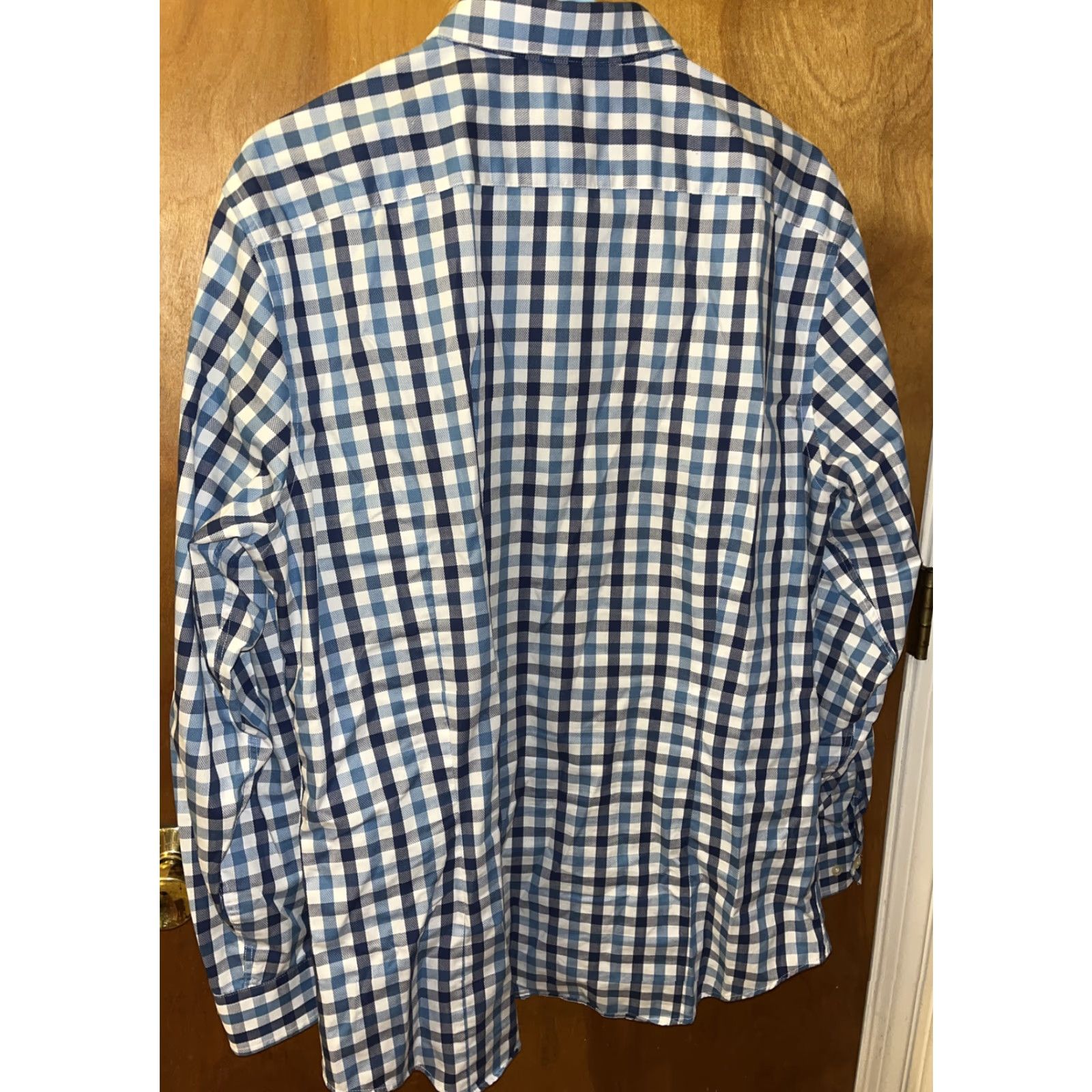 Banana Republic Banana Republic Men's Shirt XL 17-17.5 35-36" Non-Iron Slim Fit Plaid Button-Up Casual Business Winter Size US XL / EU 56 / 4 - 4 Thumbnail
