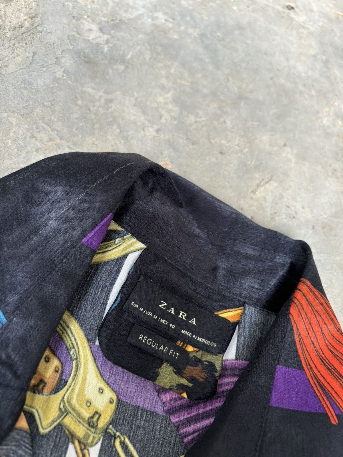 Zara Zara Regular fit Black Casual Shirt Size US M / EU 48-50 / 2 - 6 Thumbnail