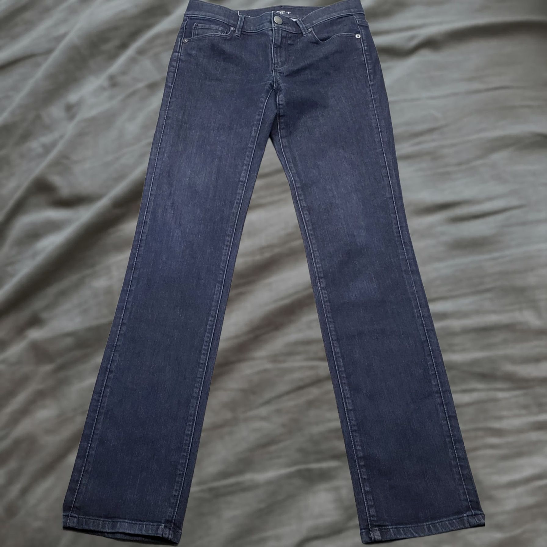 Loft LOFT Jeans Womens Size 2 Blue Stretch Modern Straight Leg Denim Casual Streetwear Size 26" / US 2 / IT 38 - 1 Thumbnail